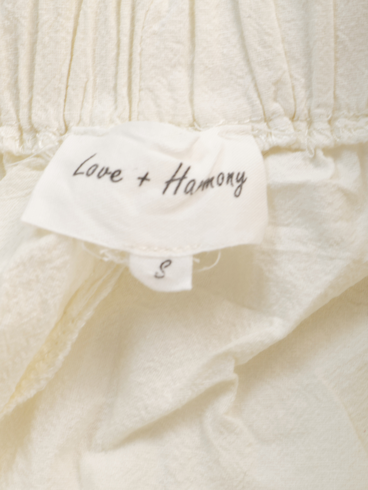 Love + Harmony Cream Button Front Skirt – Timeless Neutral Essential (Size Small)