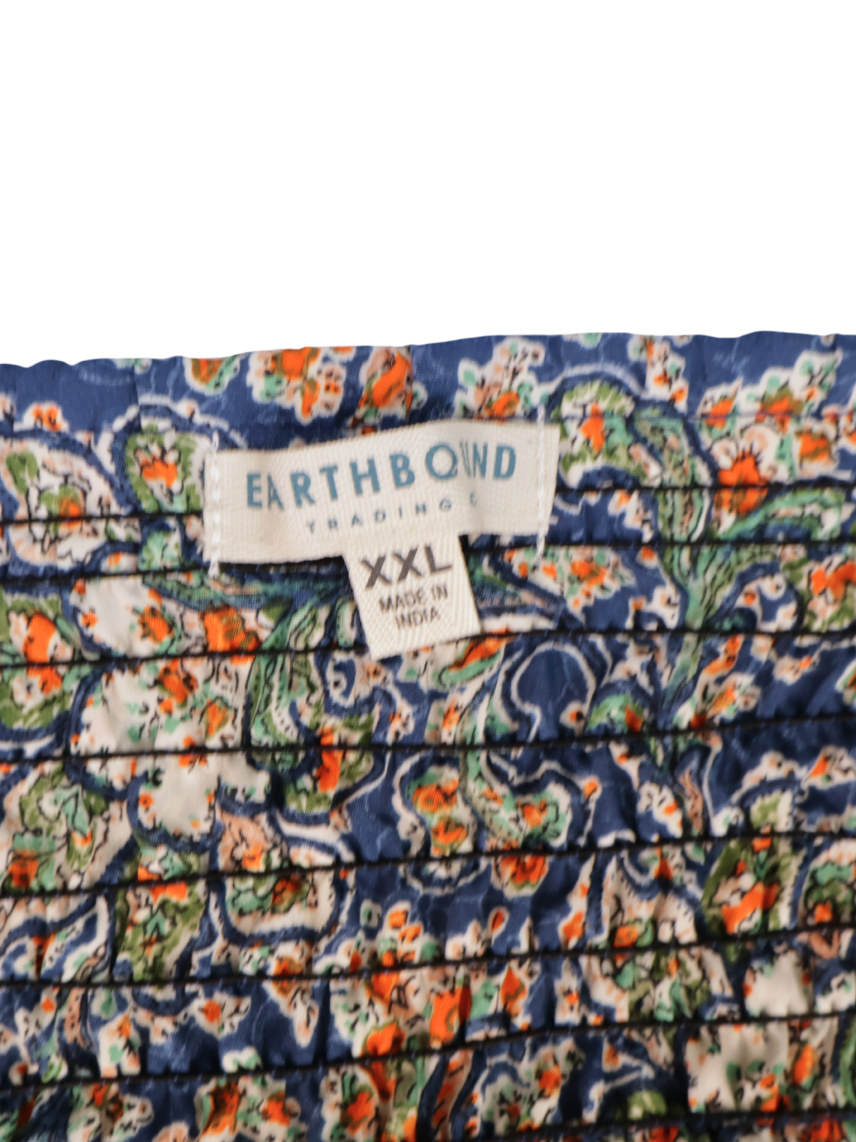 Earthbound Patchwork Boho Maxi Skirt – Size XXL – Mixed Print Flowy Statement