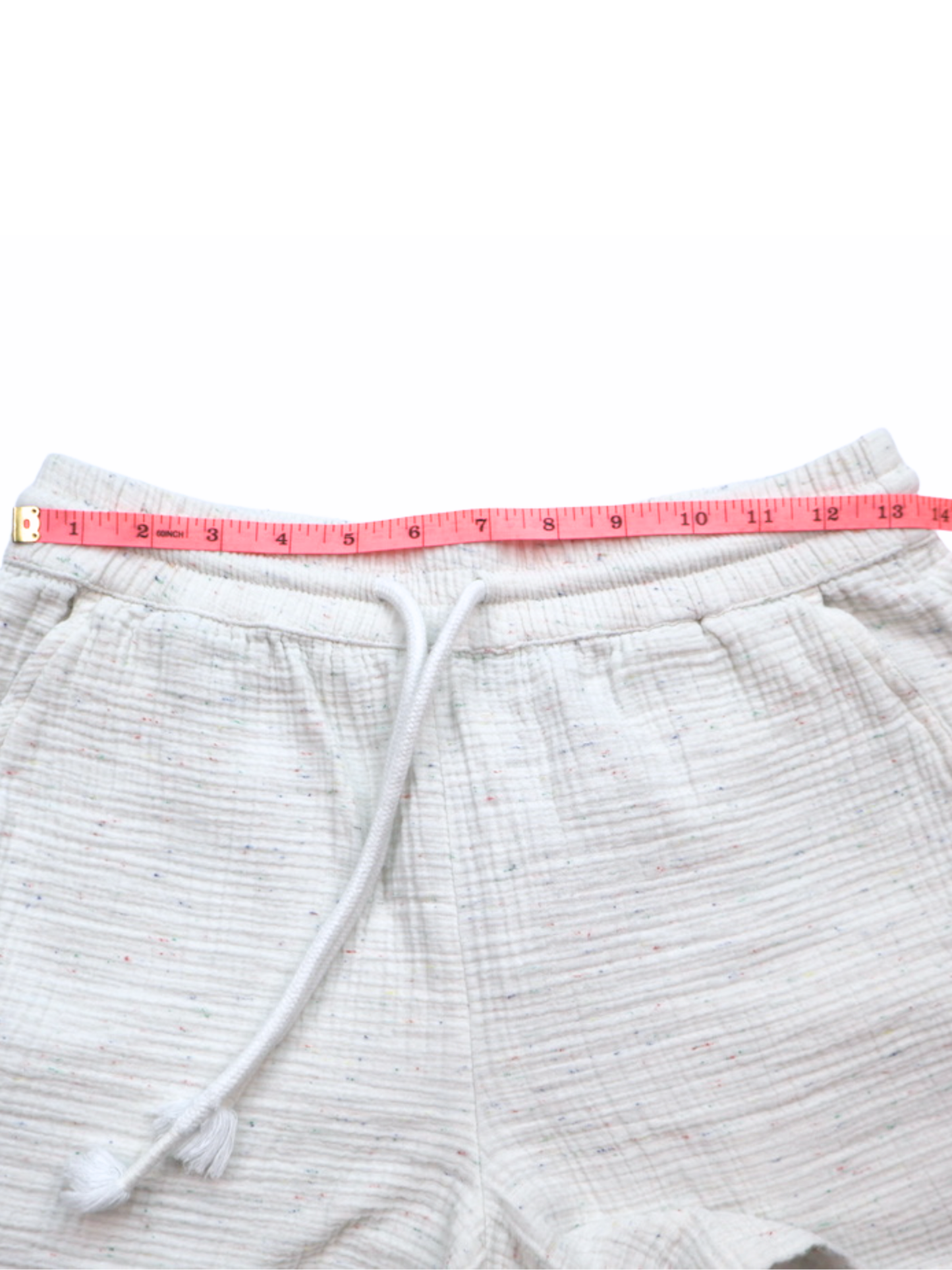 Lou & Grey Textured Lounge Shorts – Effortless Everyday Luxury | Size Small