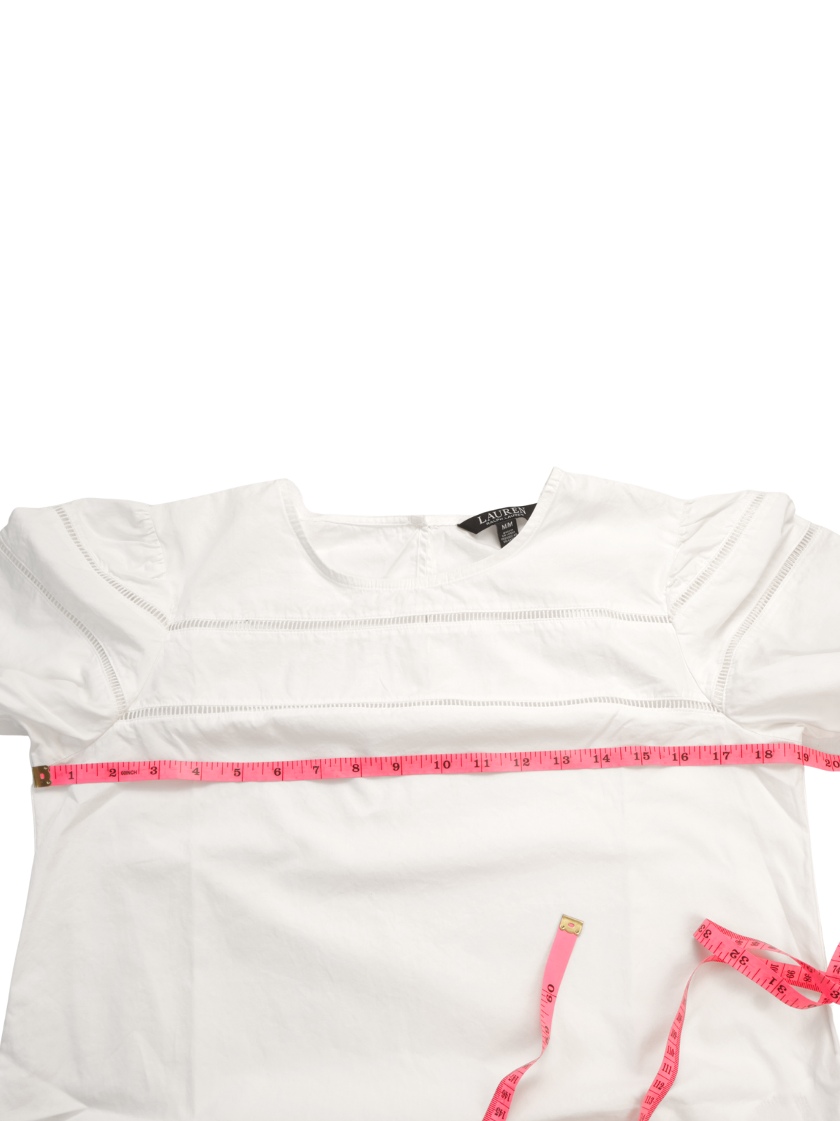 Lauren Ralph Lauren White Long Sleeve Blouse Size Medium