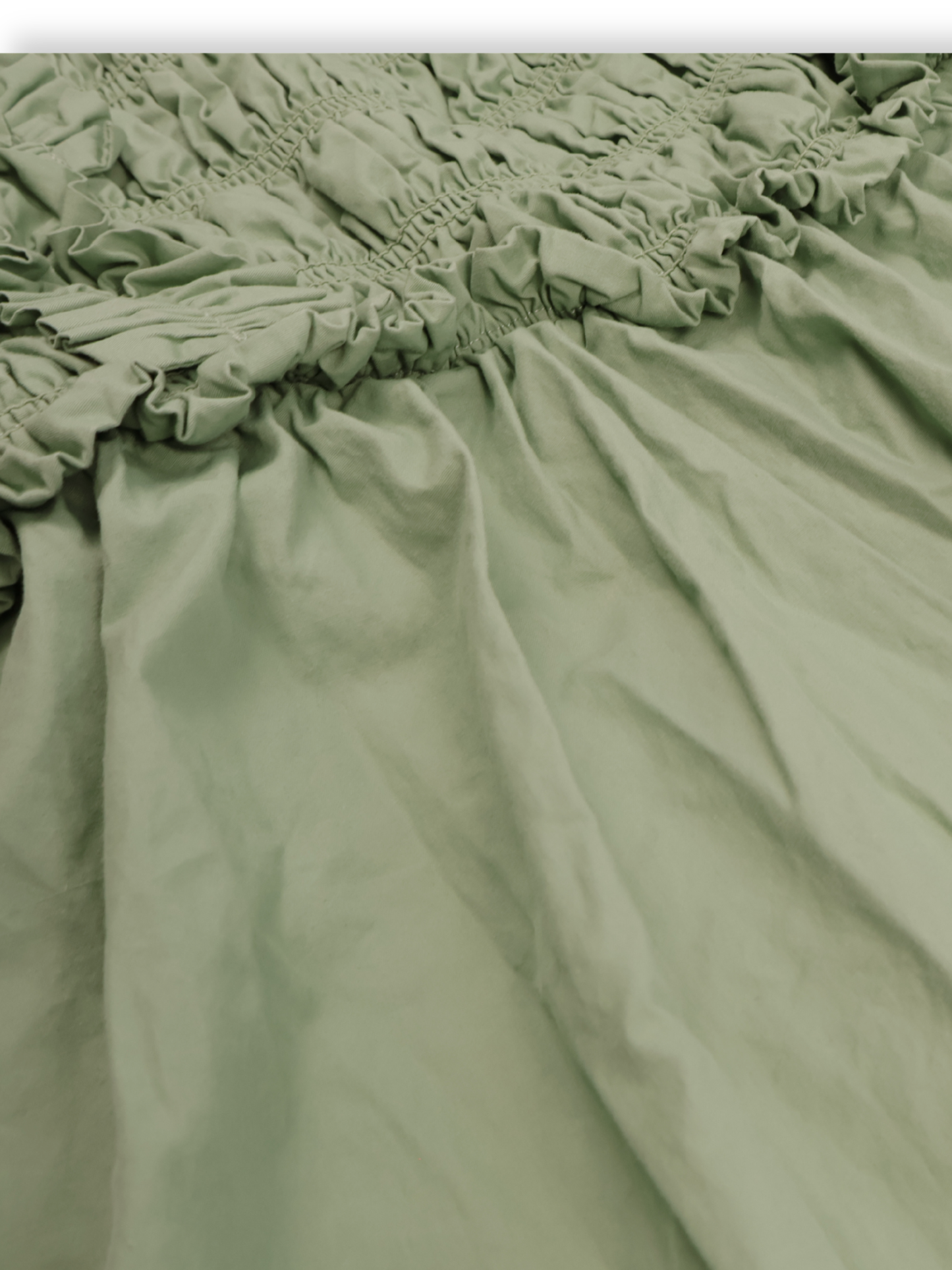 English Factory Green Midi Dress Smocked Puff Sleeve Flowy Size Small