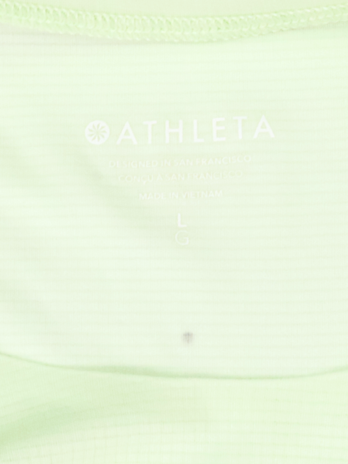 Athleta Flowy Performance Tank – Mint Green | Racerback | Size Large