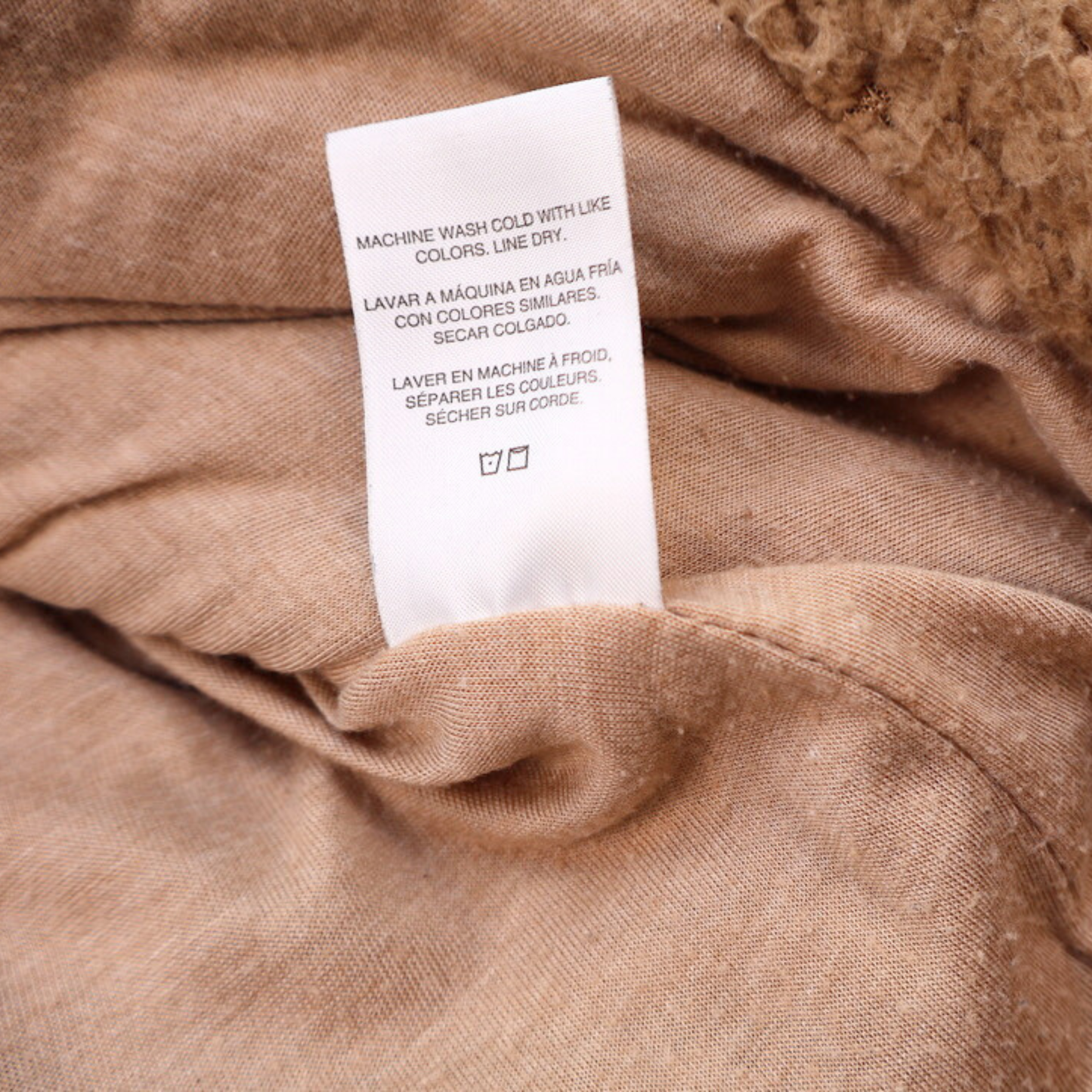 Thread & Supply Sherpa Pullover – Camel Fleece Quarter Zip | Size Small | Cozy Elevated Essential