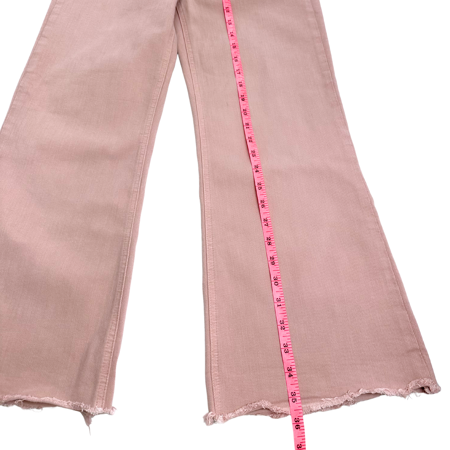 Sneak Peek Dusty Pink Cropped Wide Leg Jeans – Size 9