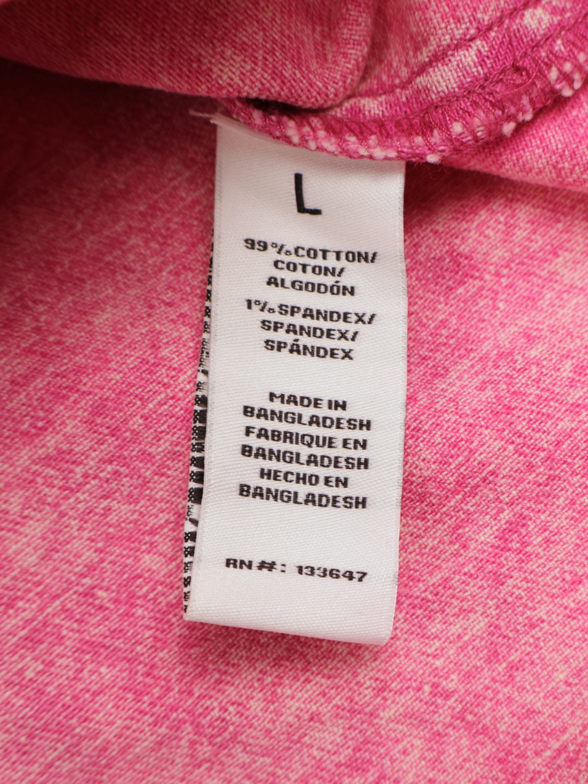 Celebrity Pink Oversized Pink Denim Jacket – Frayed Hem Statement Layer (Size Large)