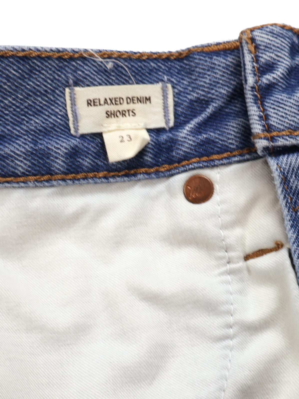 Madewell Distressed Denim Cutoff Shorts – Medium Wash | Size 23