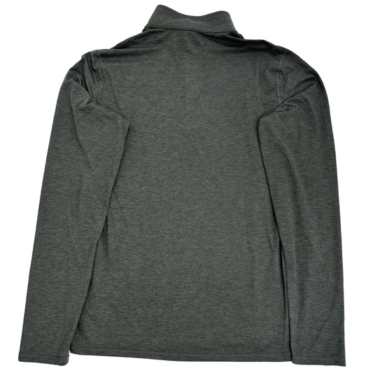 Vuori Quarter Zip Performance Pullover – Charcoal Black – Size Medium