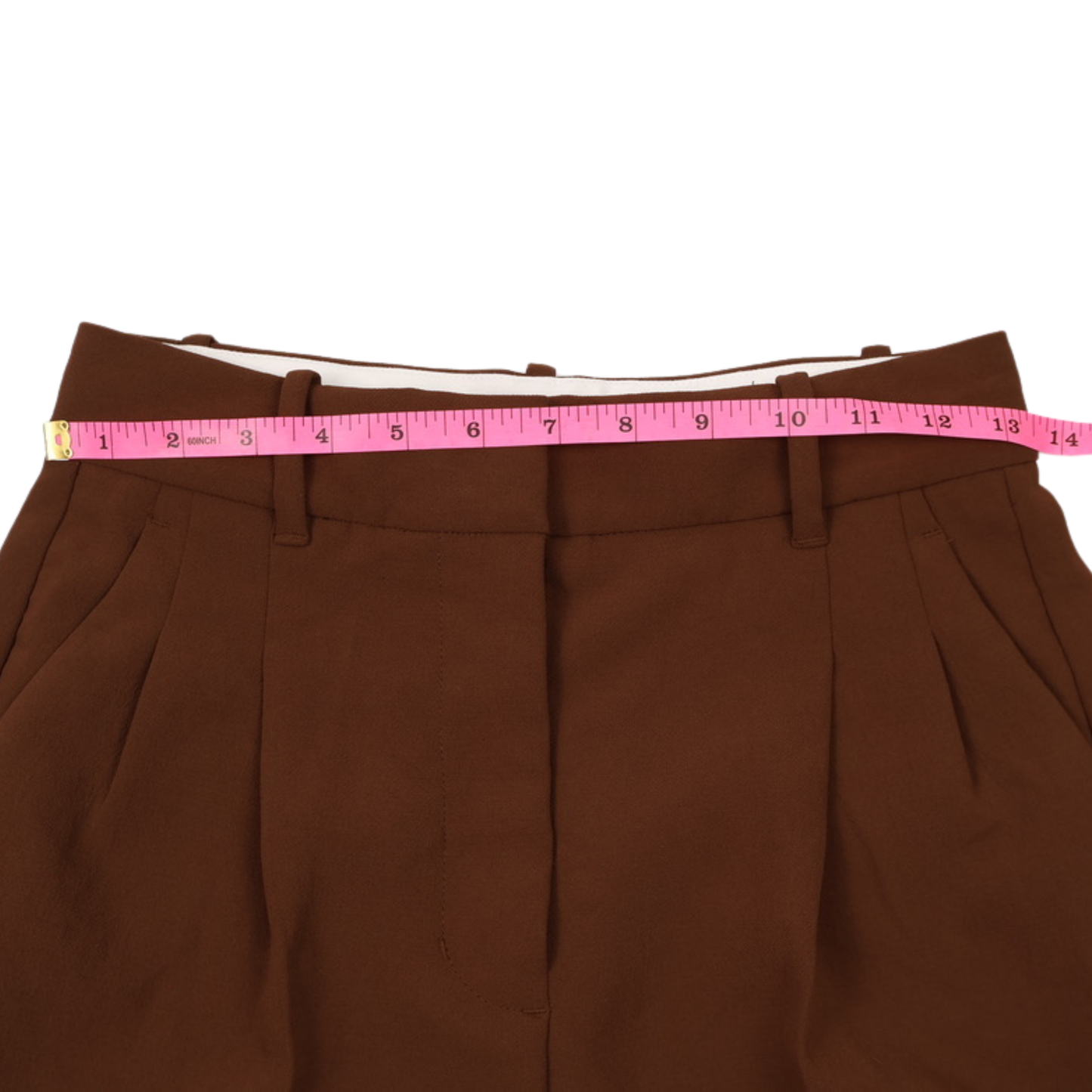Wilfred Brown High-Rise Tailored Shorts – Size 2 – Aritzia Minimal Chic