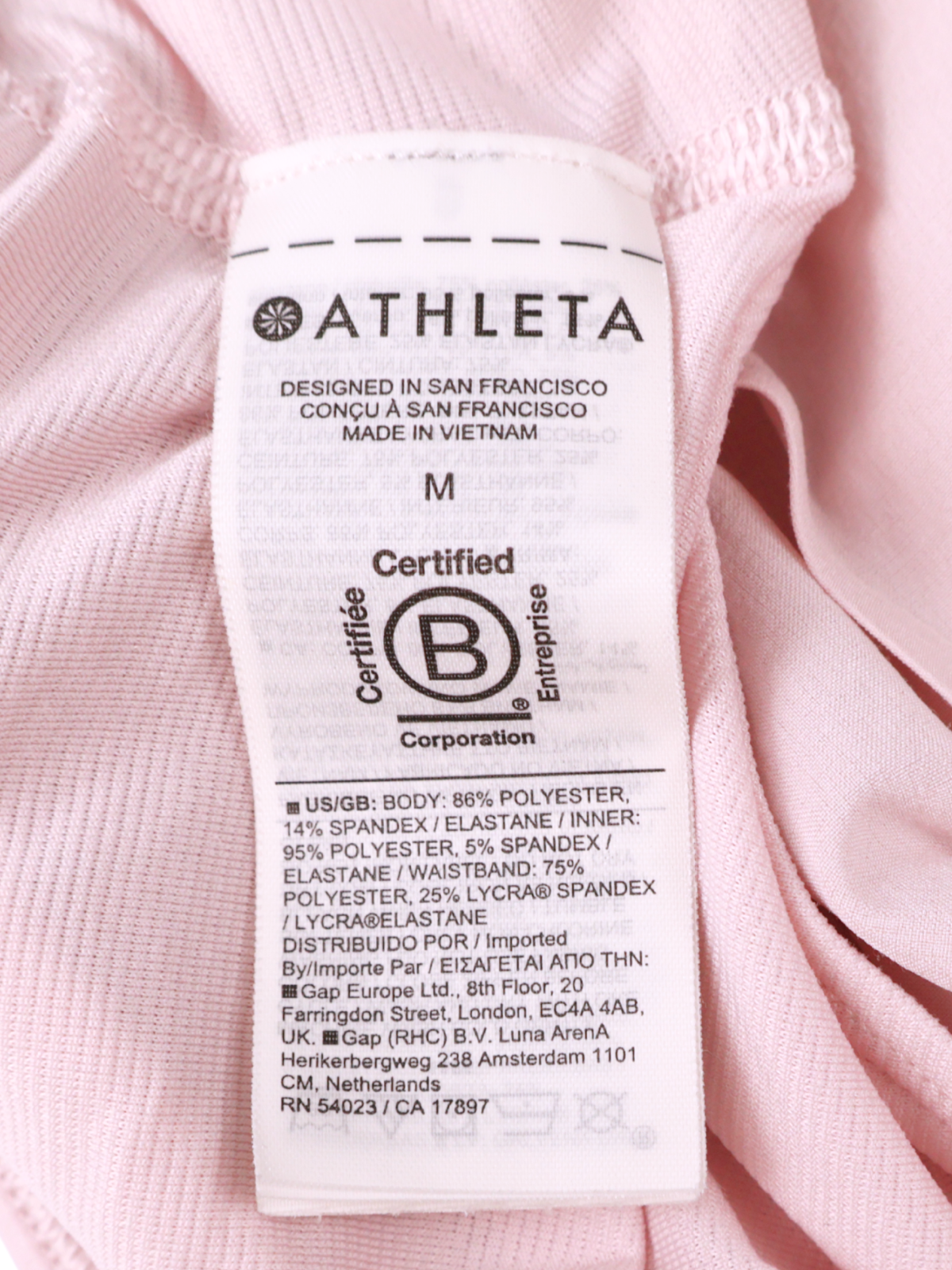 Athleta “Run With It” Shorts – Light Pink | Performance Fit | Size Medium