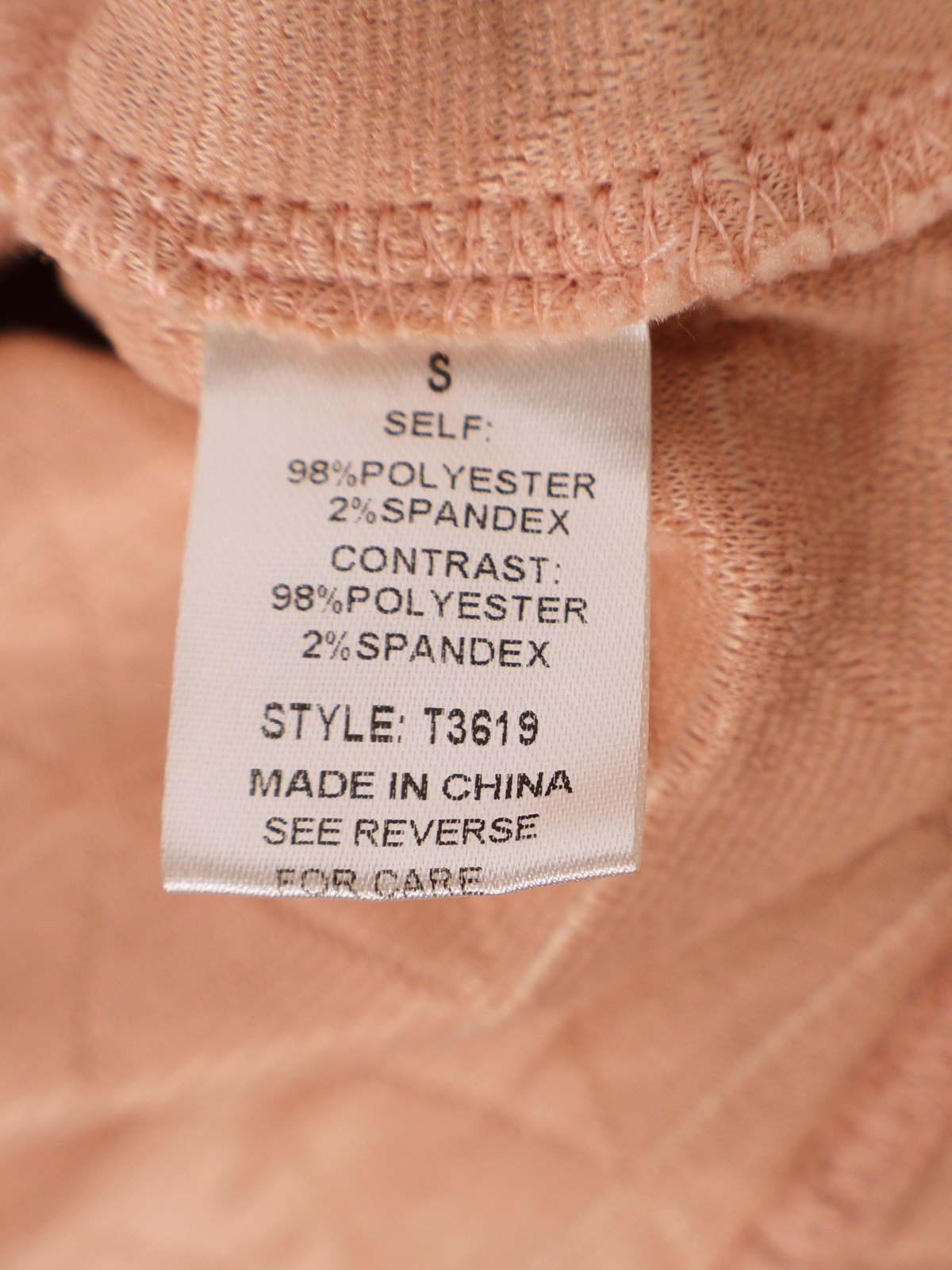 See and Be Seen Quilted Colorblock Top Small Pink Brown Puff Sleeve