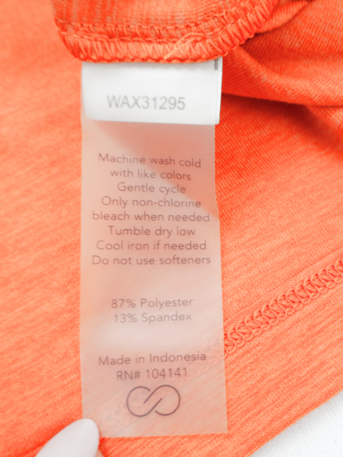 Calia Bright Orange Cropped Tank – Lightweight Activewear Essential (Size Small)