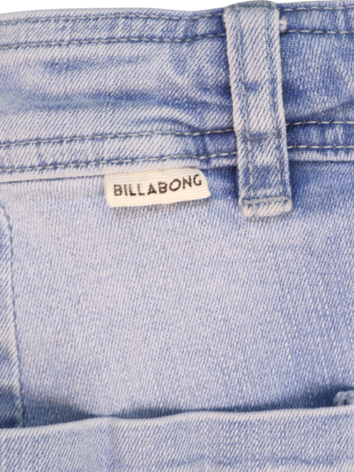 Billabong High-Rise Wide Leg Cropped Jeans – Raw Hem Light Wash (Size 30)
