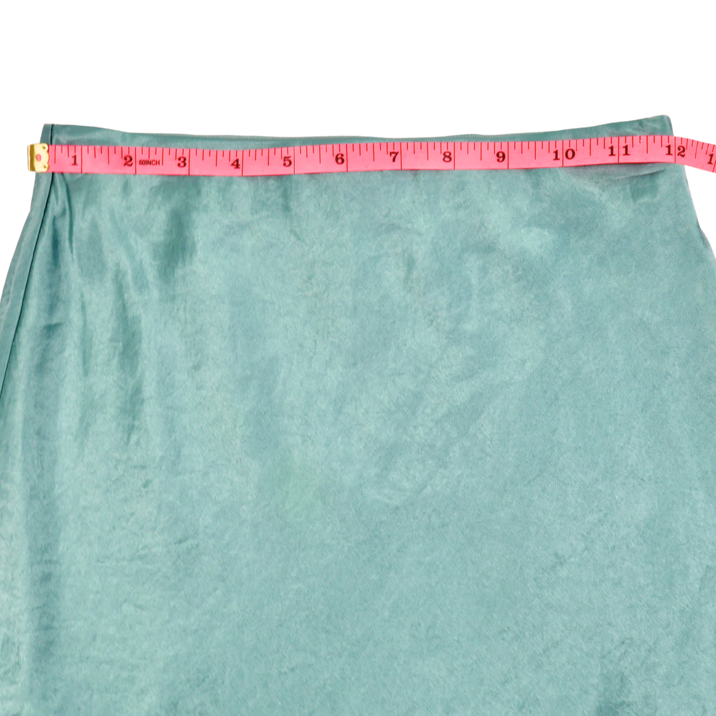Babaton Satin Slip Skirt – Sage Green Minimalist Mini | Size 0