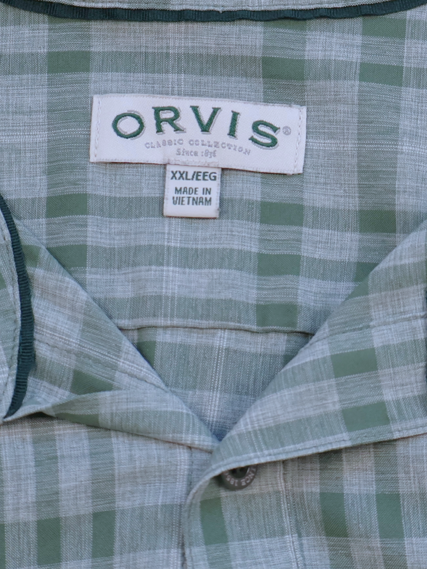Orvis XXL Plaid Button-Up Shirt | Elevated Everyday Essential | Size XXL