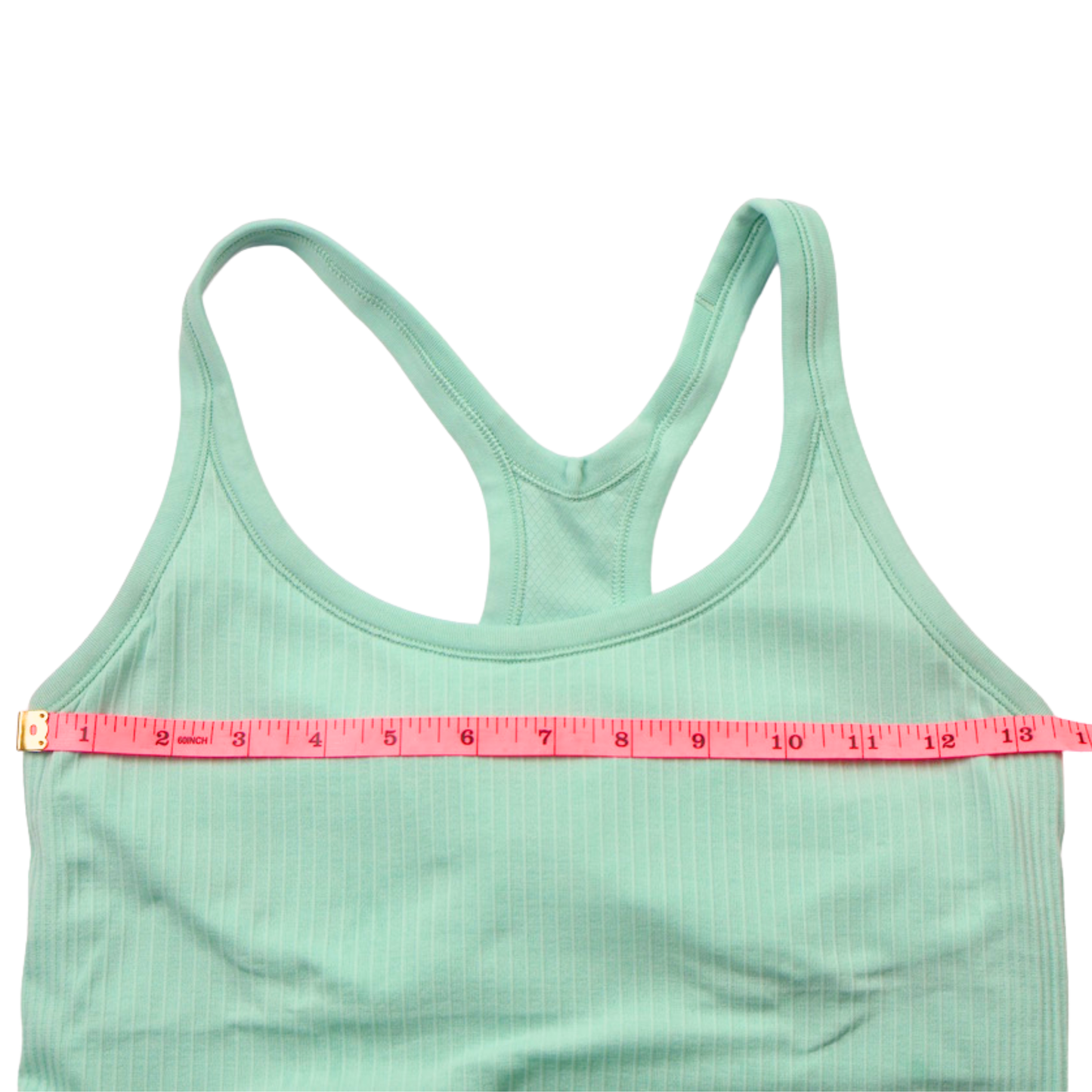 Lululemon Ebb to Street Ribbed Tank Top Mint Green Size 6 Yoga Workout Top