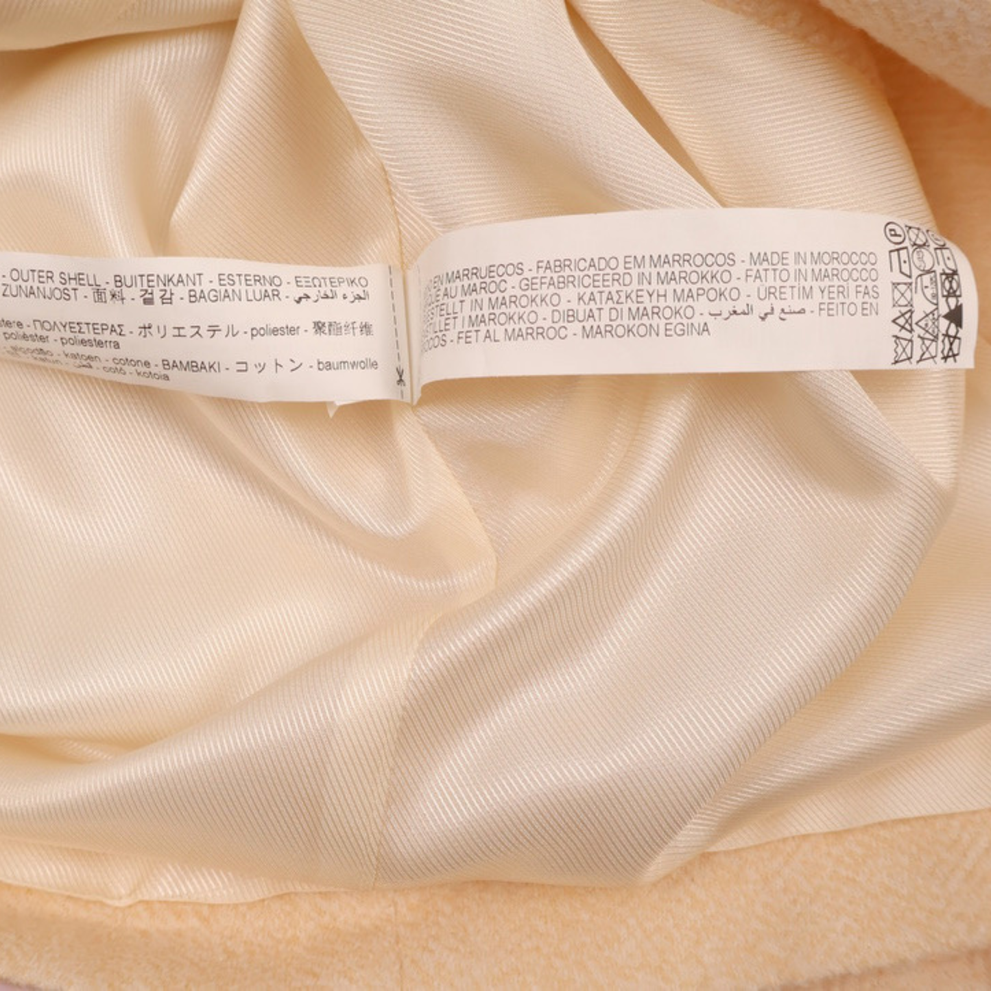 Zara Basic Tailored Coat – Cream | Size XS