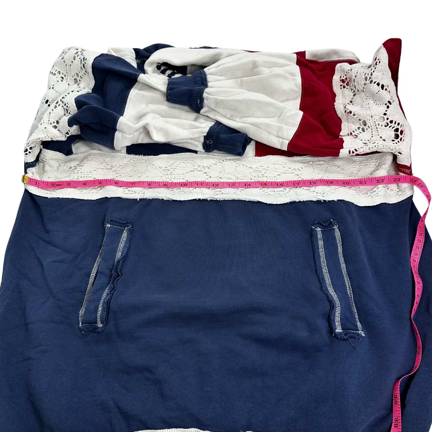 We the Free Oversized Colorblock Lace Rugby Polo – Size Medium