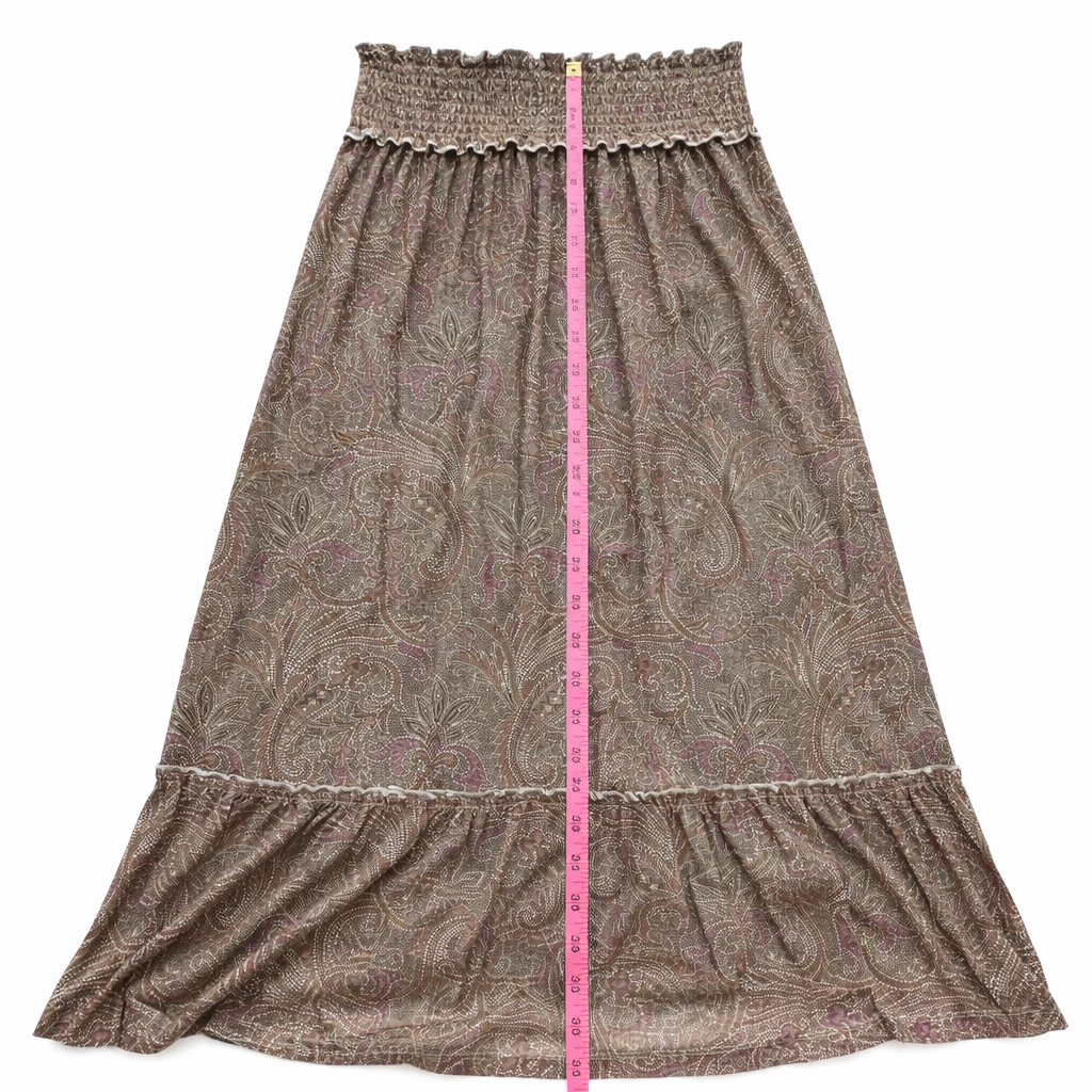 DR2 Multicolor Paisley Maxi Skirt – Size Medium