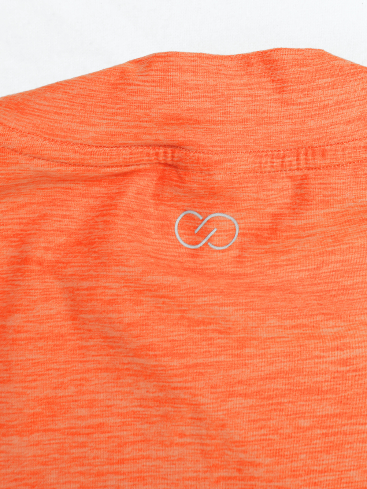 Calia Bright Orange Cropped Tank – Lightweight Activewear Essential (Size Small)