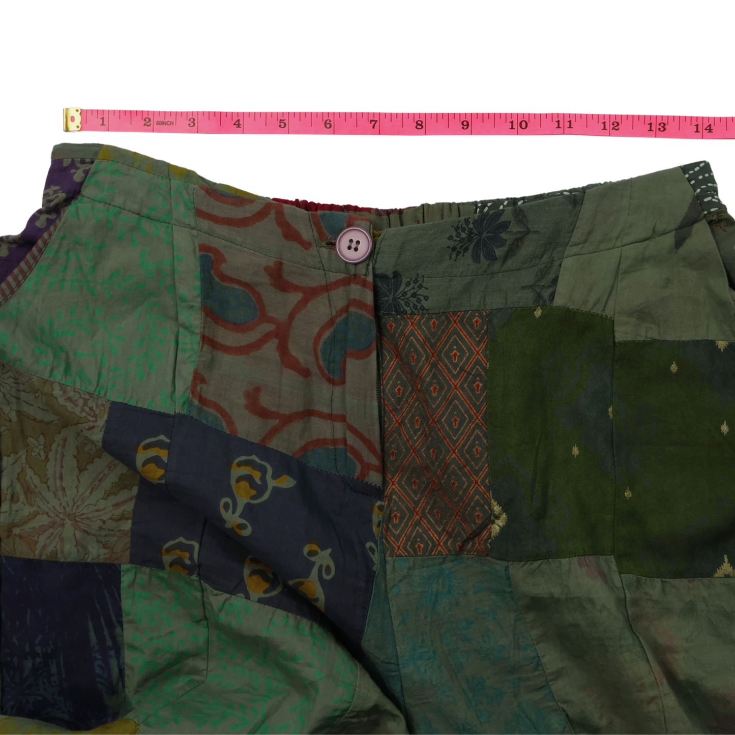 Earthbound Patchwork Balloon Pants – Size Medium
