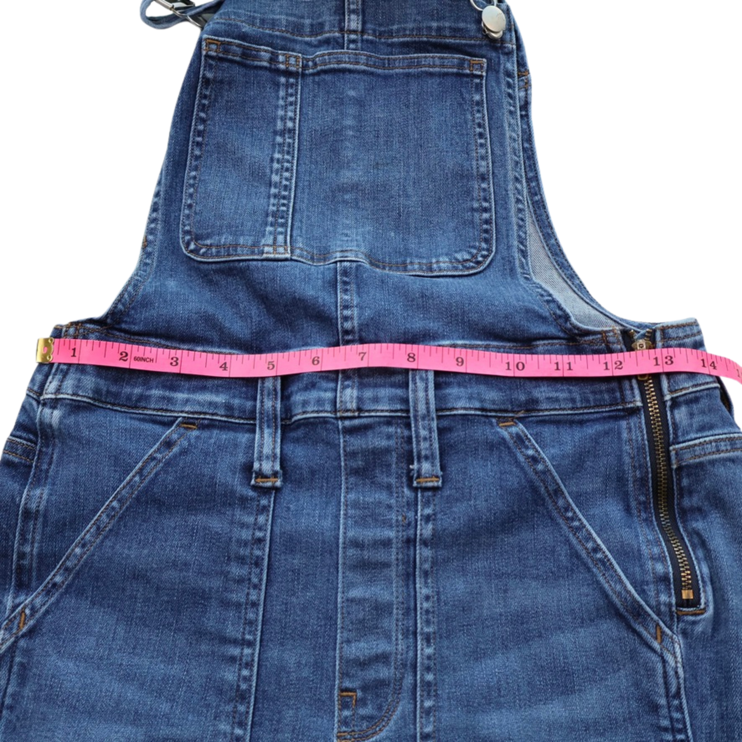 Madewell Denim Overalls Size Small Blue Straight Leg Utility Dungarees