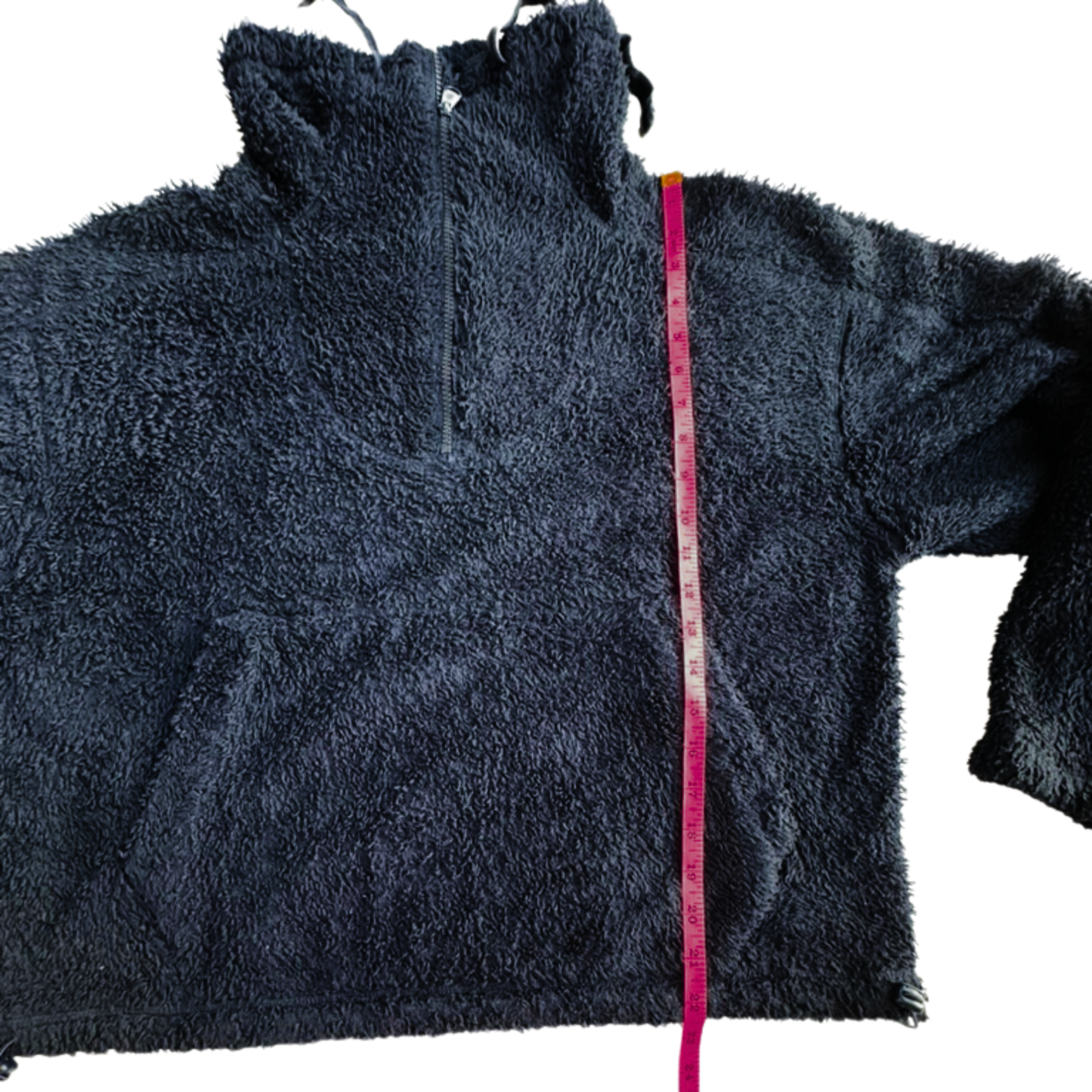 FP Movement Free People Navy Sherpa Pullover Size Small Oversized Fleece