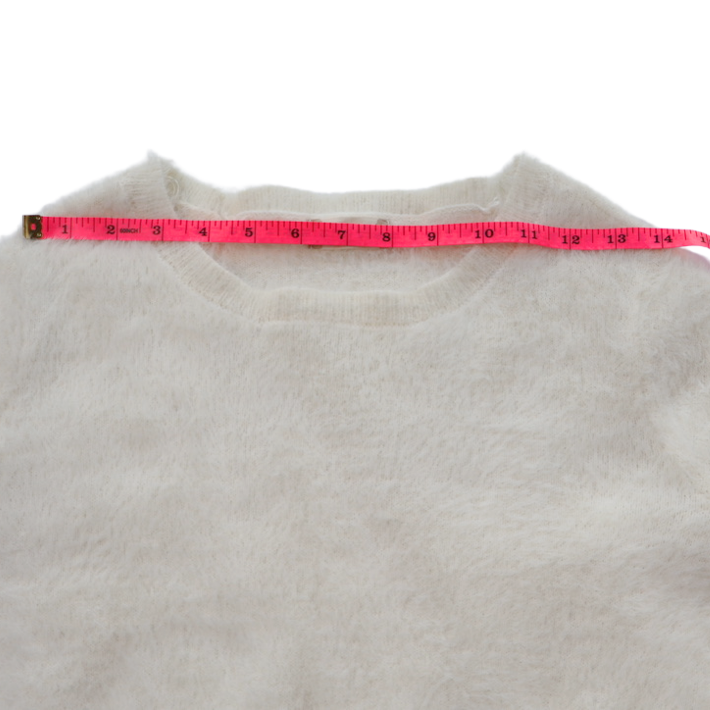 Alter’d State Fuzzy Knit Sweater | Soft Ivory | Size Medium