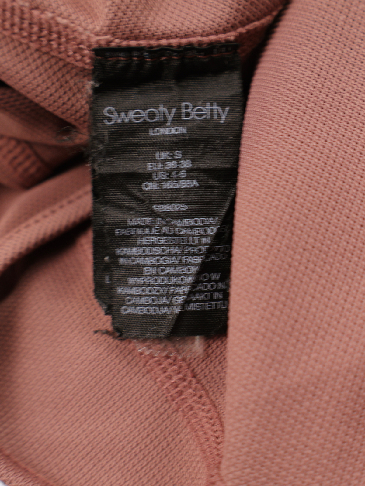 Sweaty Betty Mauve Mesh Panel Performance Tank Top Size Small 4-6 Activewear