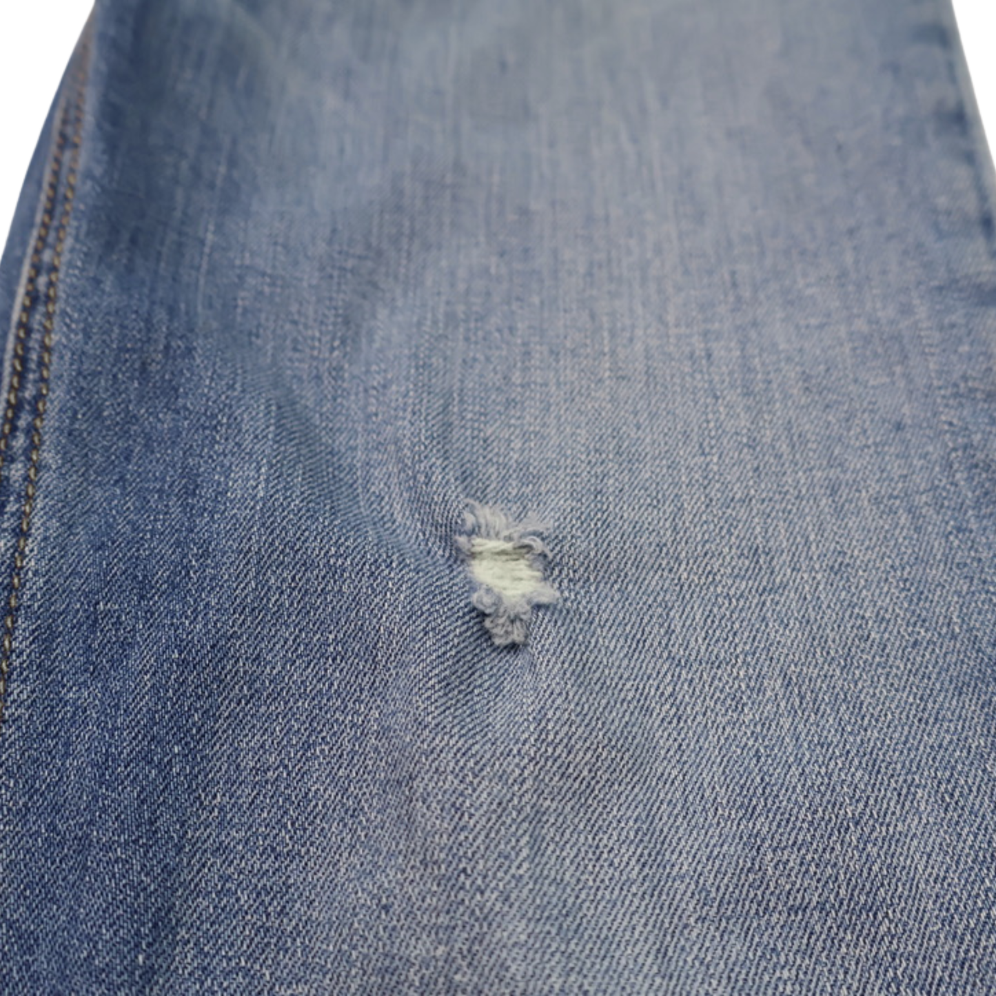 Rag & Bone Distressed Skinny Jeans – Size 25 – Medium Wash Raw Hem Denim