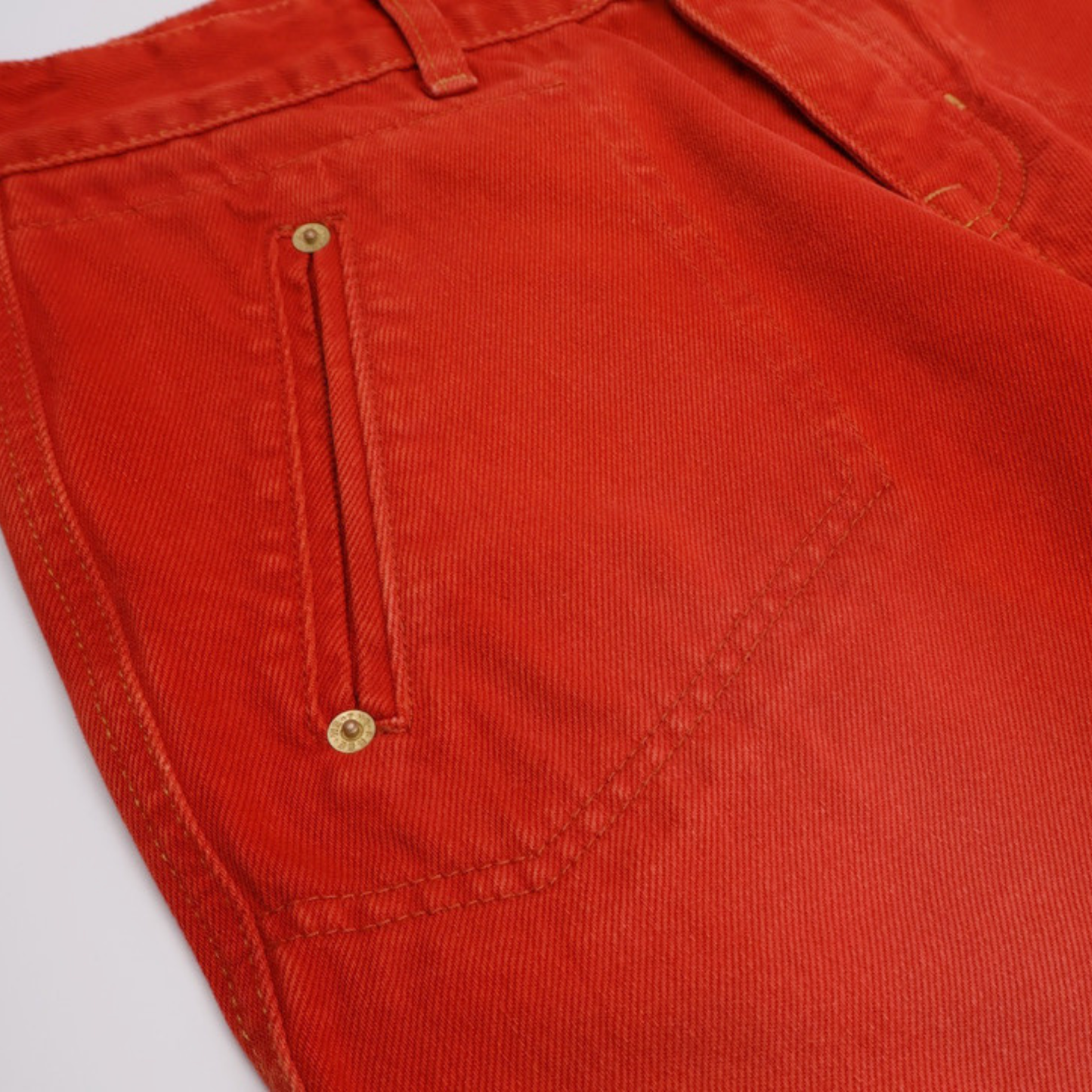 WE THE FREE Carnivale Low Rise Bootcut Jeans | Red Statement Denim | Size 28 | NWT