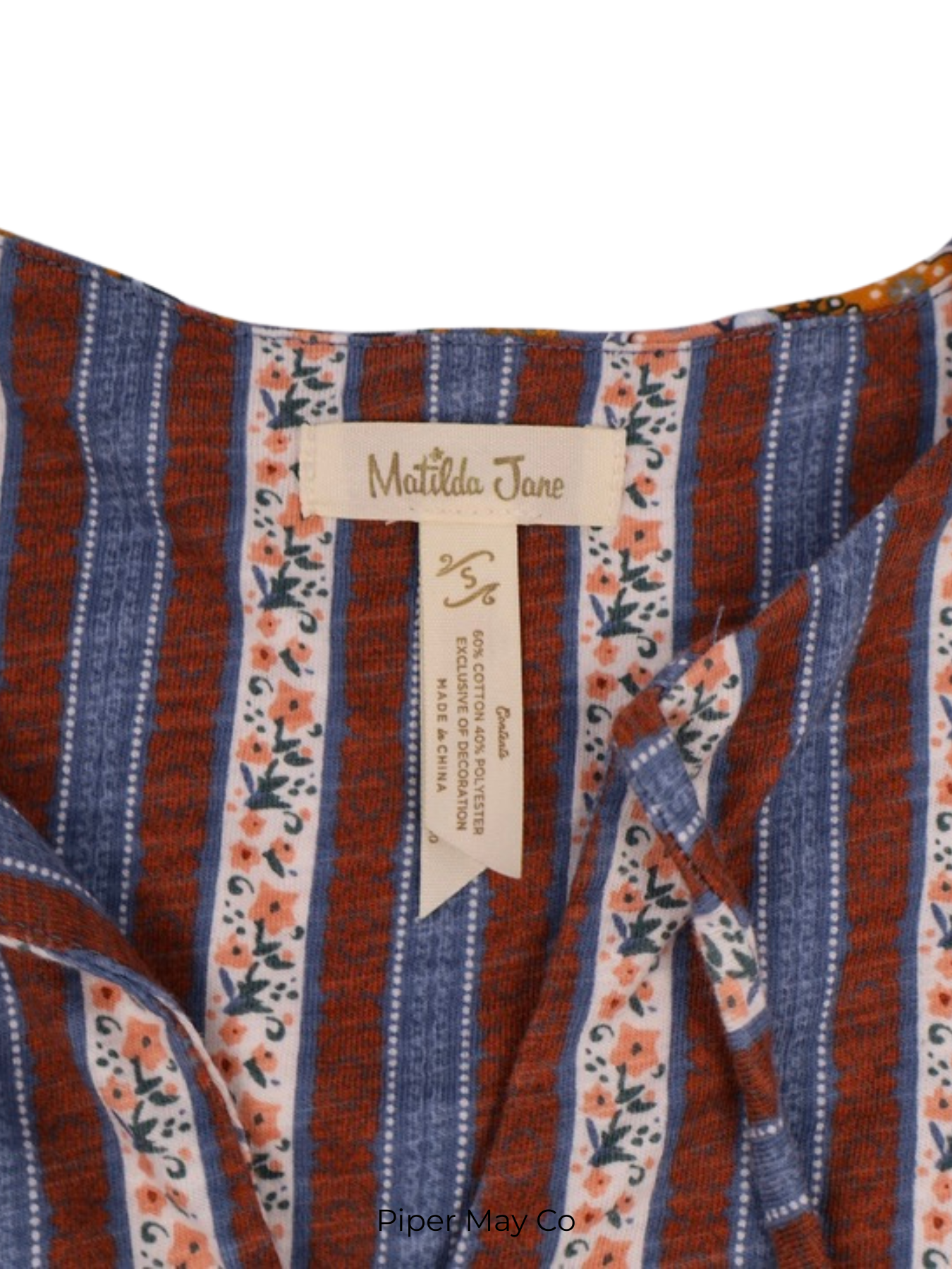 Matilda Jane Boho Floral Tassel Dress | Size Small | Effortless Statement Piece