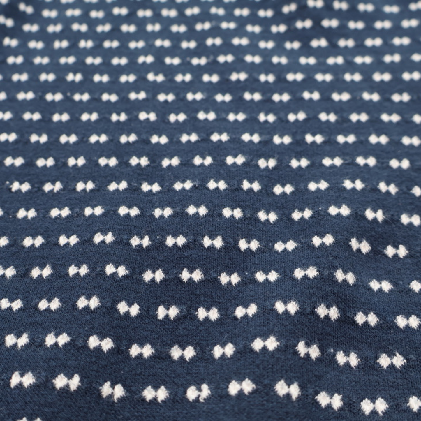 Madewell Textured Balloon Sleeve Knit Top XS | Navy Patterned Statement Sweater