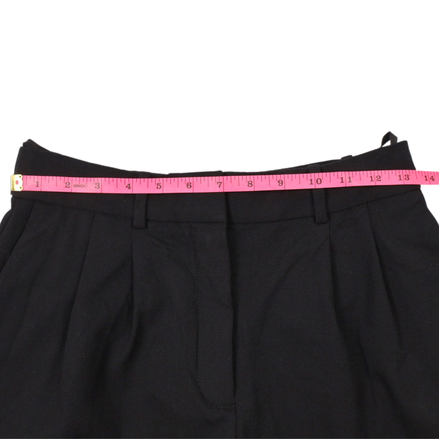 Babaton Black Tailored Shorts – Size 4 – High Rise Pleated Minimal Chic