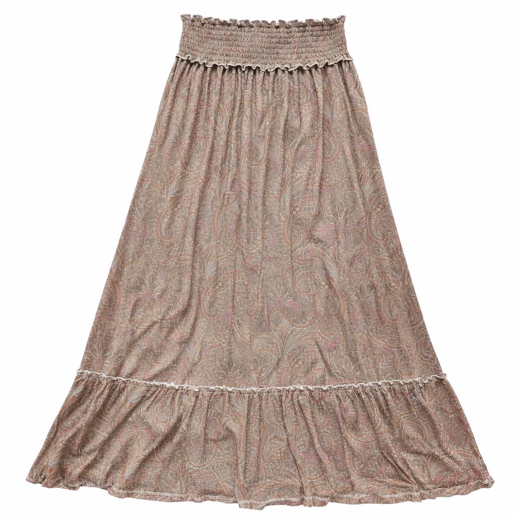 DR2 Multicolor Paisley Maxi Skirt – Size Medium