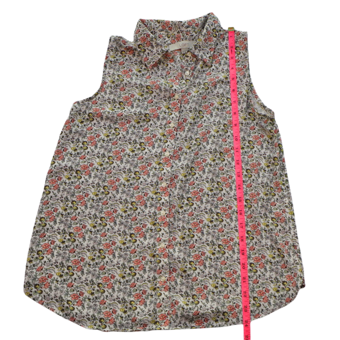 LOFT Floral Sleeveless Blouse – Effortless Spring Staple (XSP)