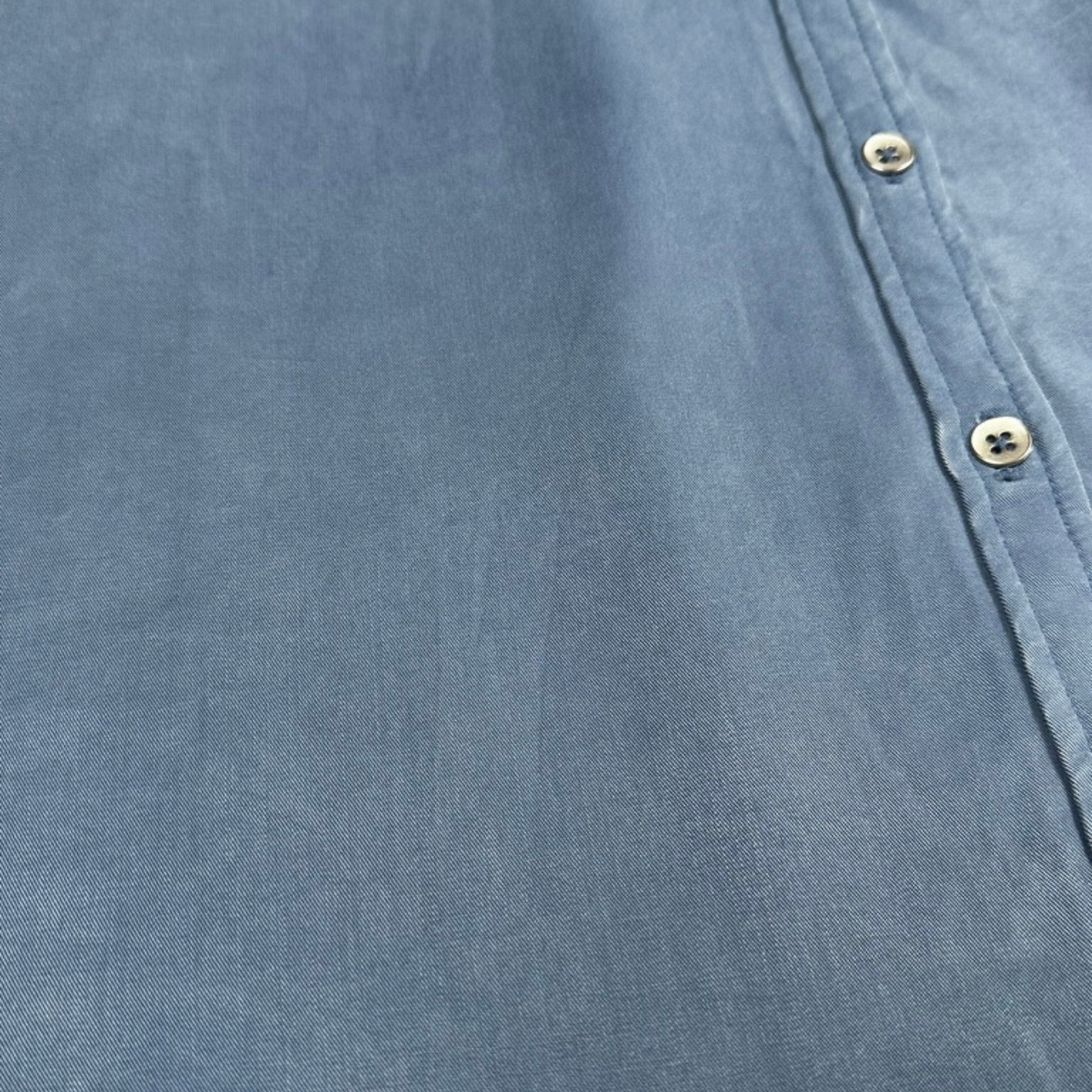 Workshop Sleeveless Chambray Button Front Blouse Size Medium