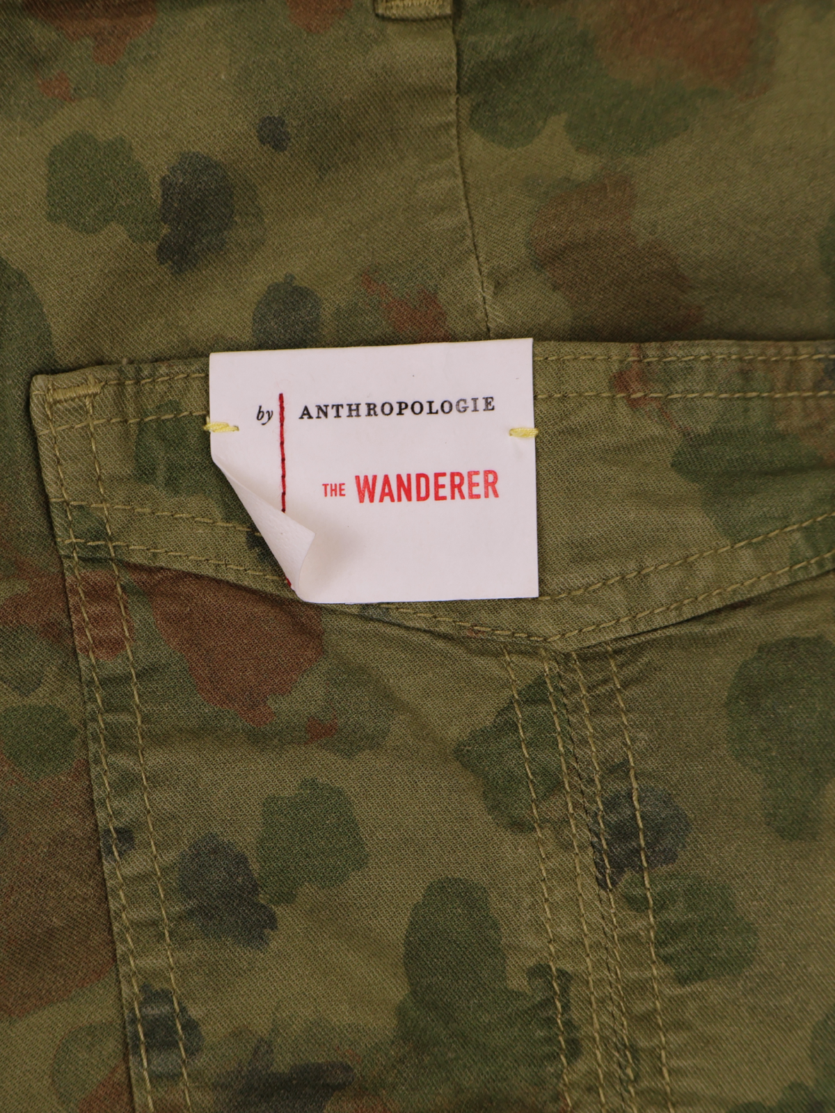 Anthropologie The Wanderer Camo Utility Shorts NWT Size 32