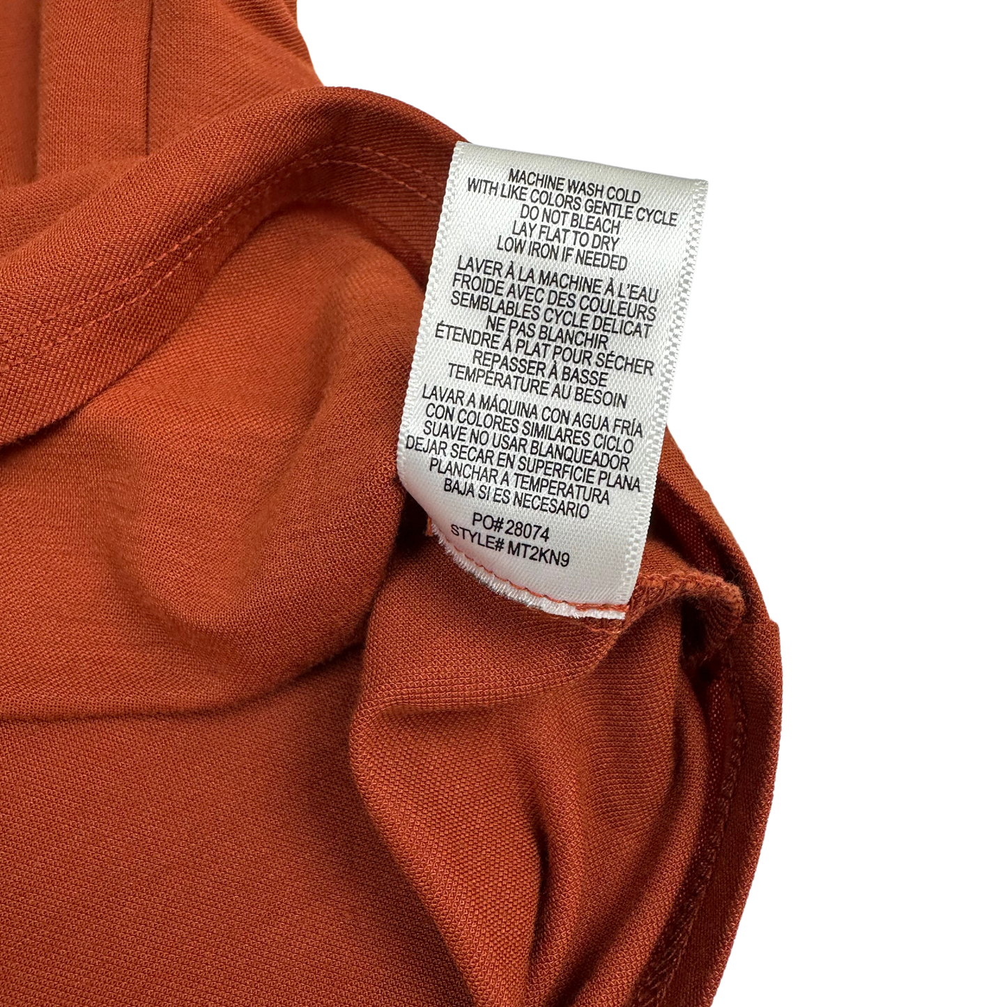 Bobeau Rust V-Neck Blouse – Size Small
