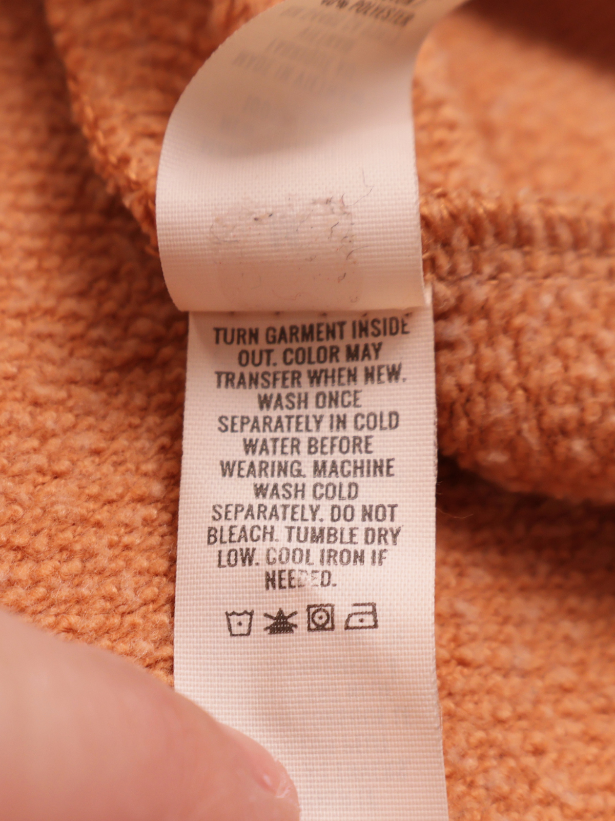 Aerie Burnt Orange Cropped Sweatshirt Oversized Pullover Size Medium