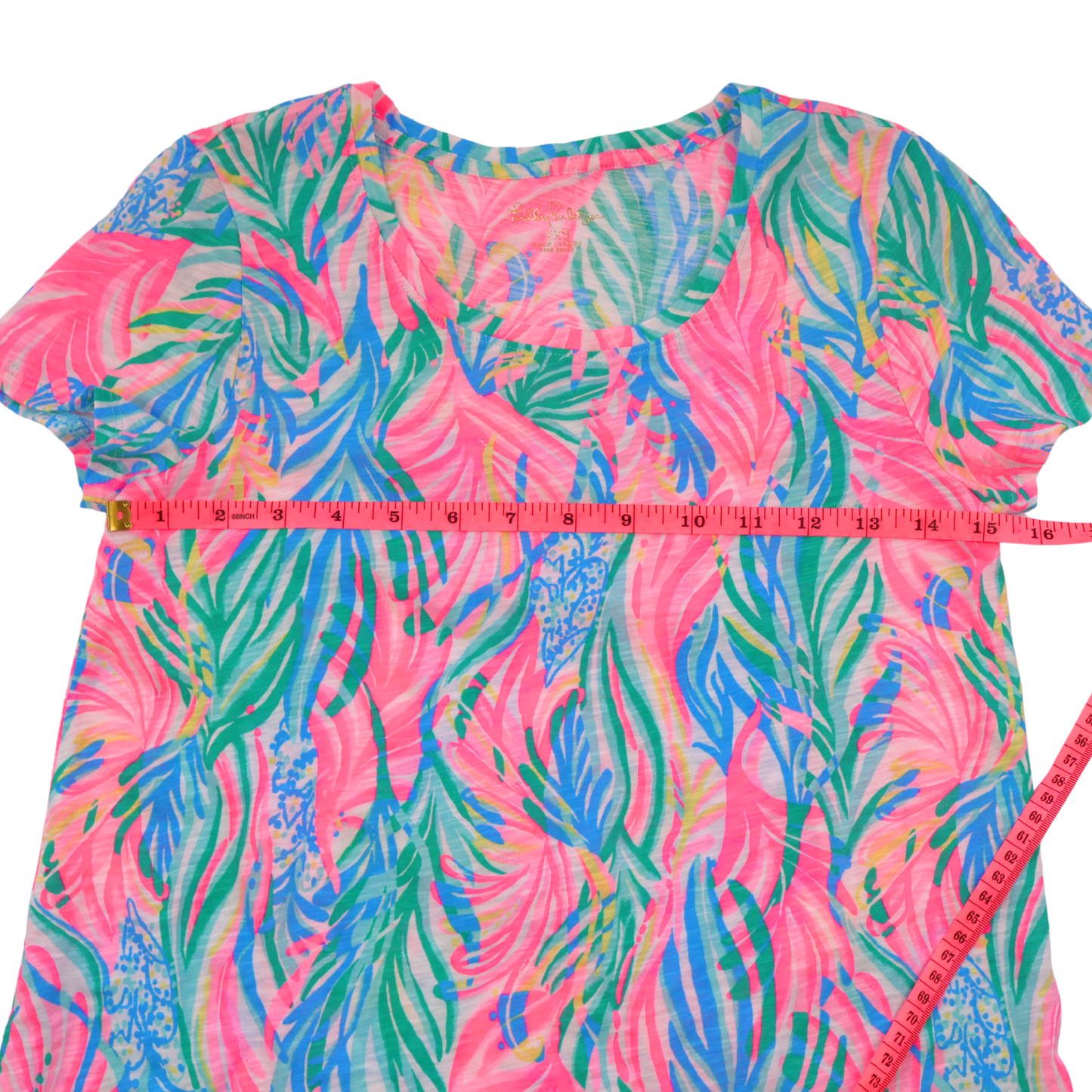 Lilly Pulitzer Tropical Print Top – Pink Multi | Size XXS
