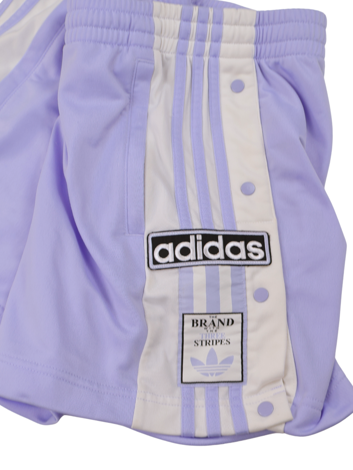 Adidas Originals Adibreak Snap Side Shorts Medium Lavender Purple White Athleisure