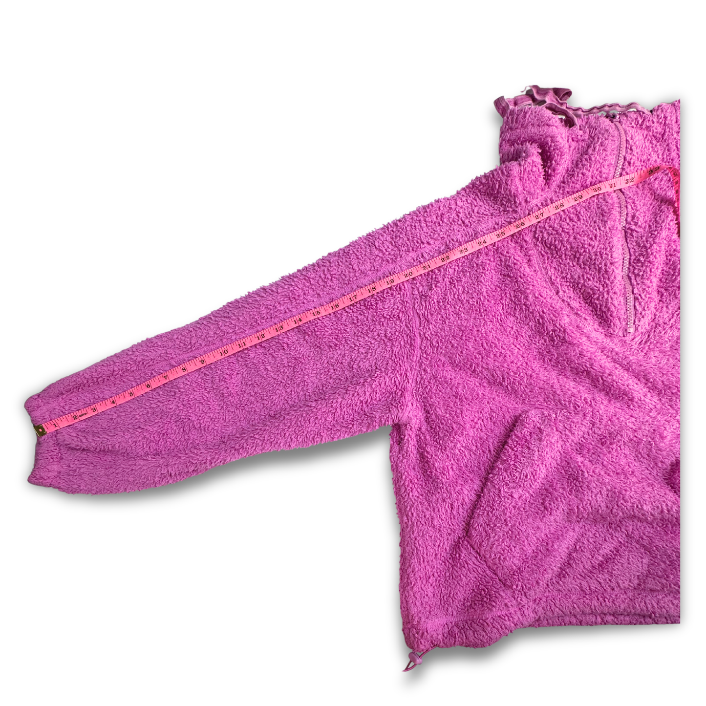 Free People Movement Sherpa Pullover – Hot Pink / Fuchsia – Size Small