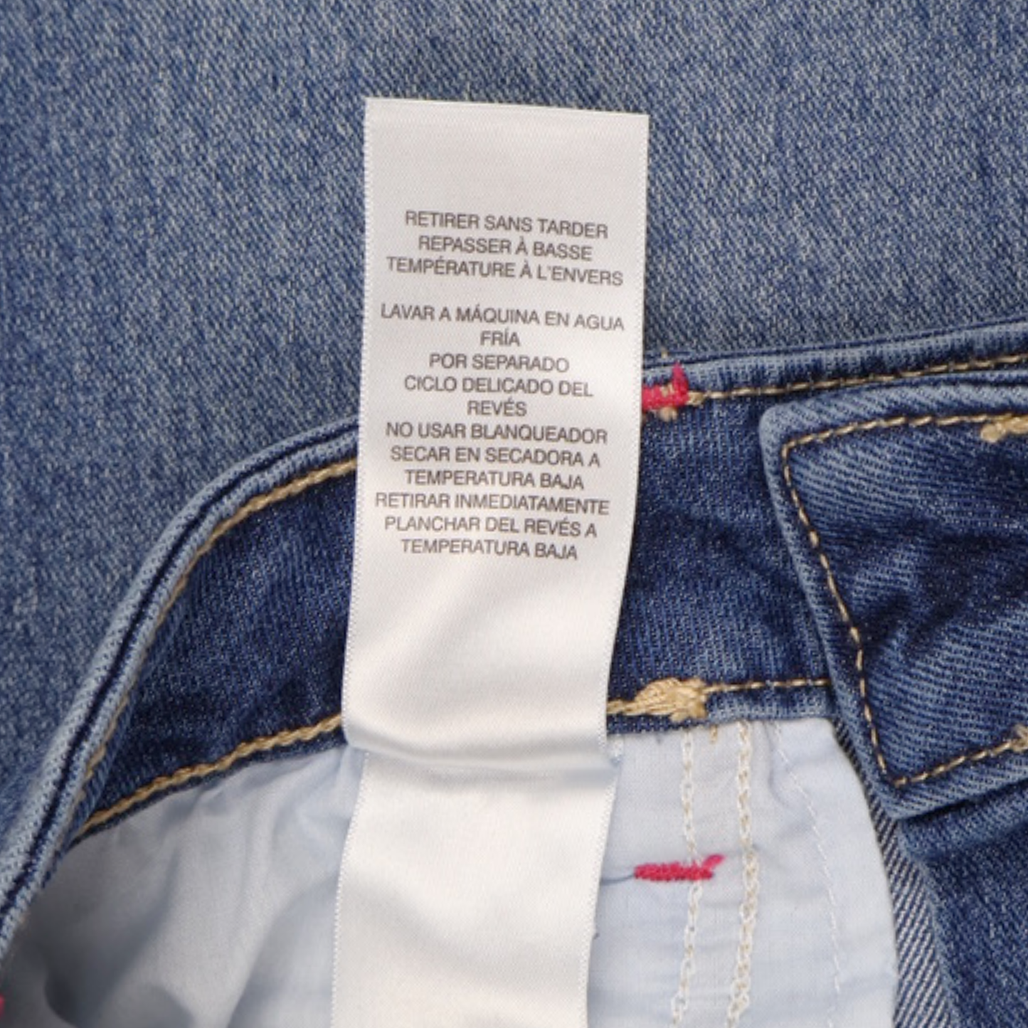 True Religion Bobby SN Baggy Jeans | Pink Stitch | NWT | Size 27