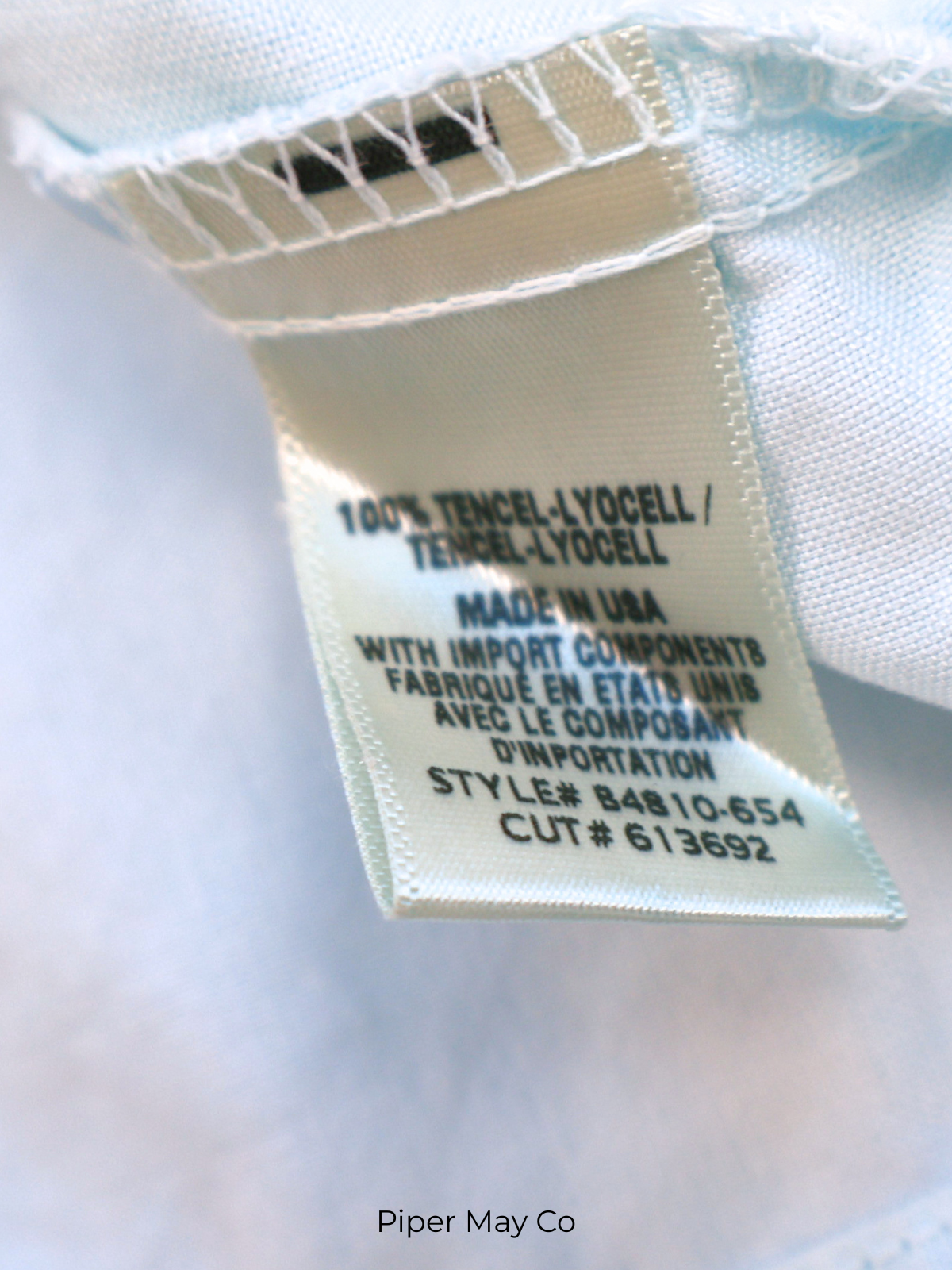 Bella Dahl Smocked Halter Tank – Soft Blue Luxe Essential | Size Medium