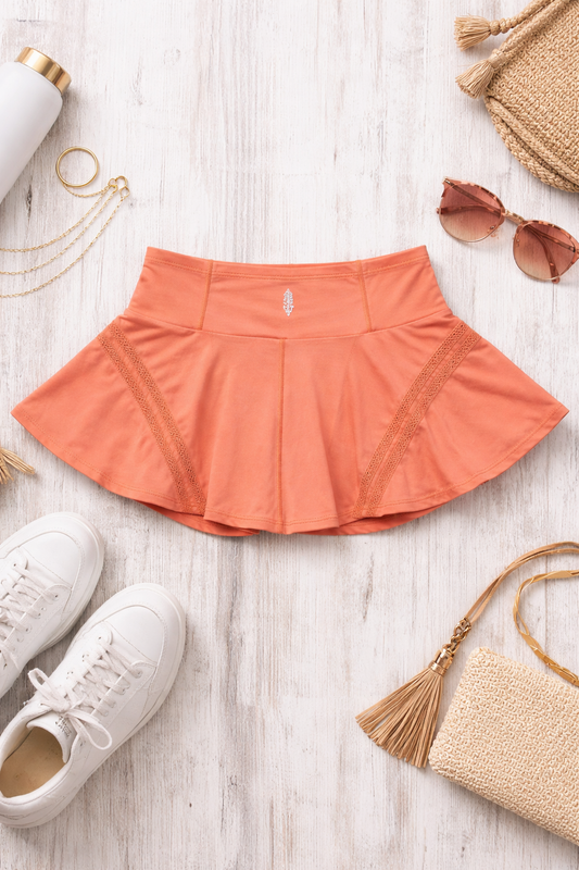 Free People Movement Skort – Coral | Size Medium