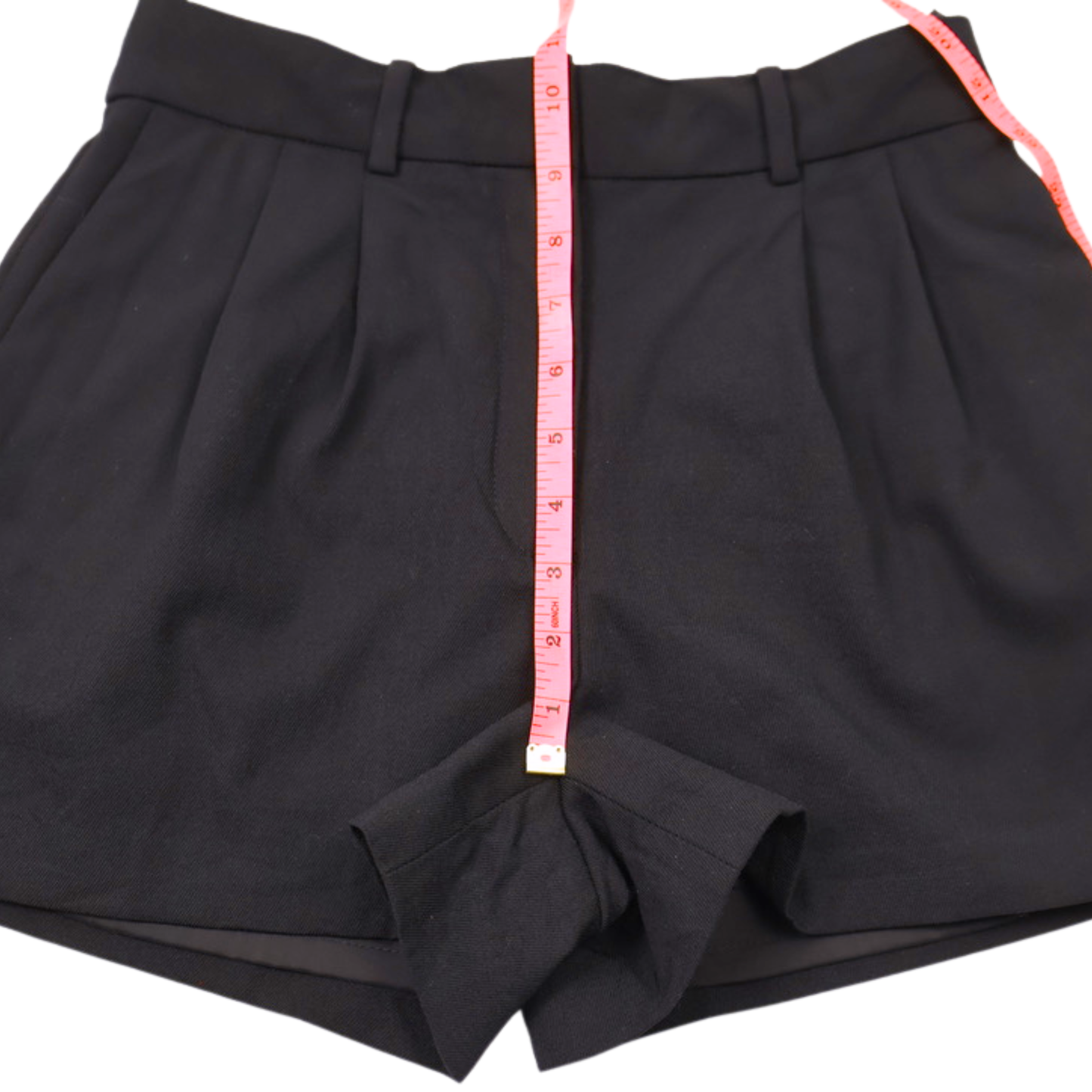 Babaton Black Tailored Shorts – Size 4 – High Rise Pleated Minimal Chic