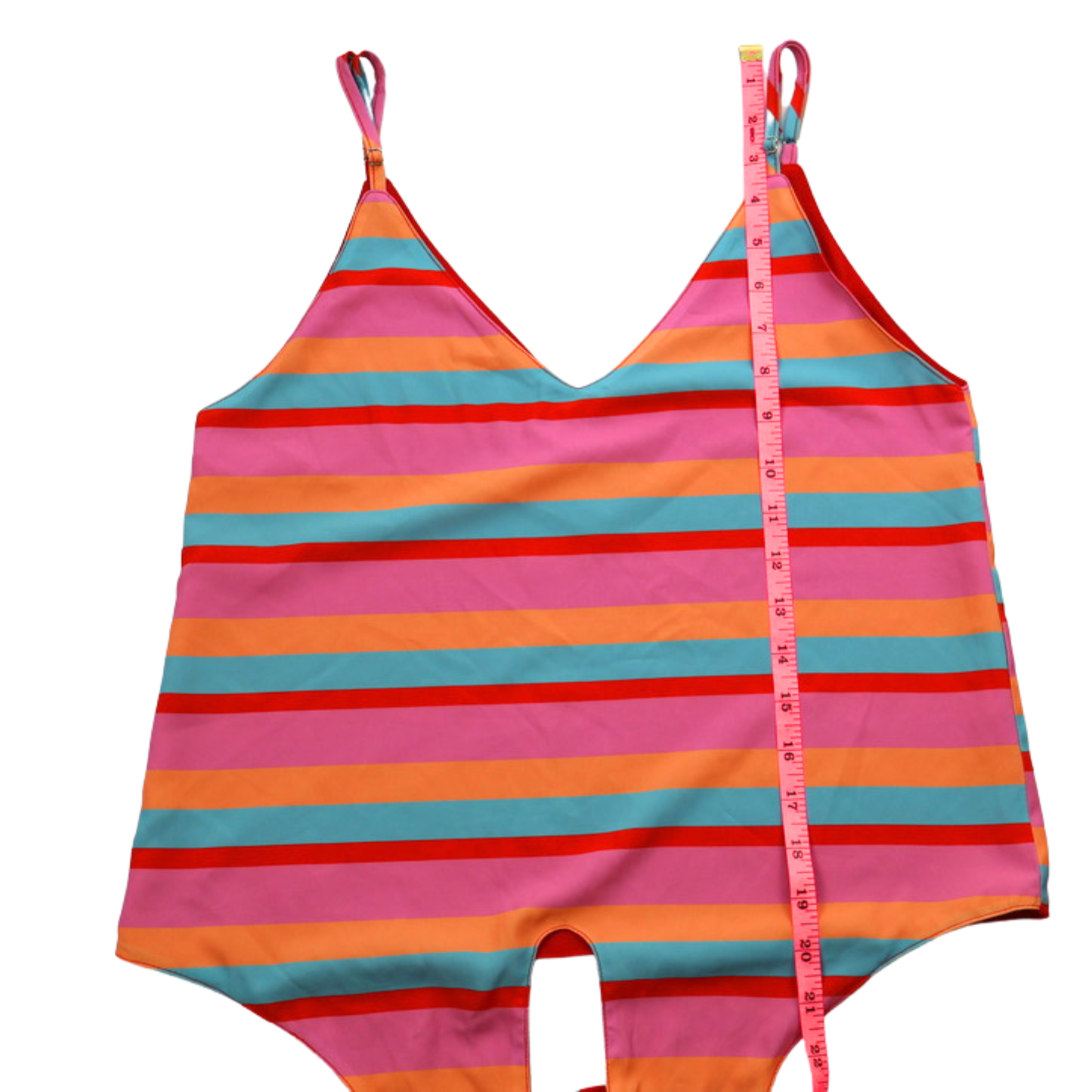 Chloe Oliver Striped Tie Front Camisole Tank Top XS