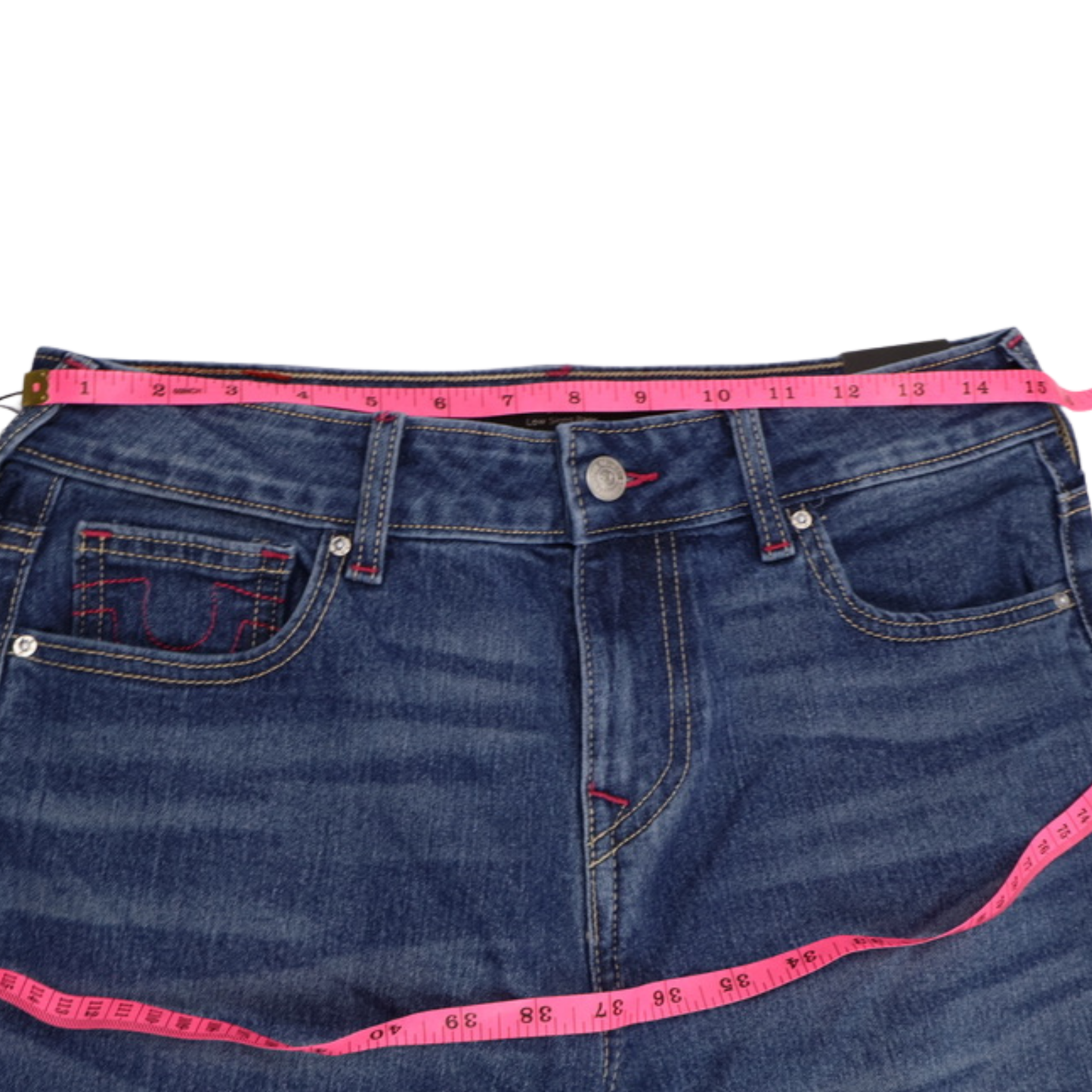 True Religion Bobby SN Baggy Jeans | Pink Stitch | NWT | Size 27