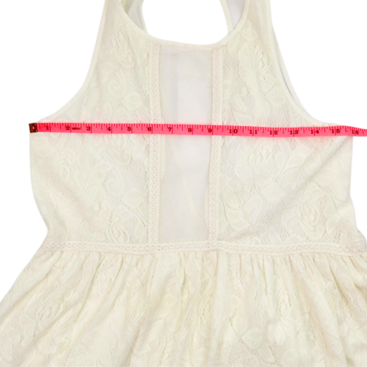 Piper May Co | Abercrombie & Fitch Lace Mini Dress – Ivory | Size Small