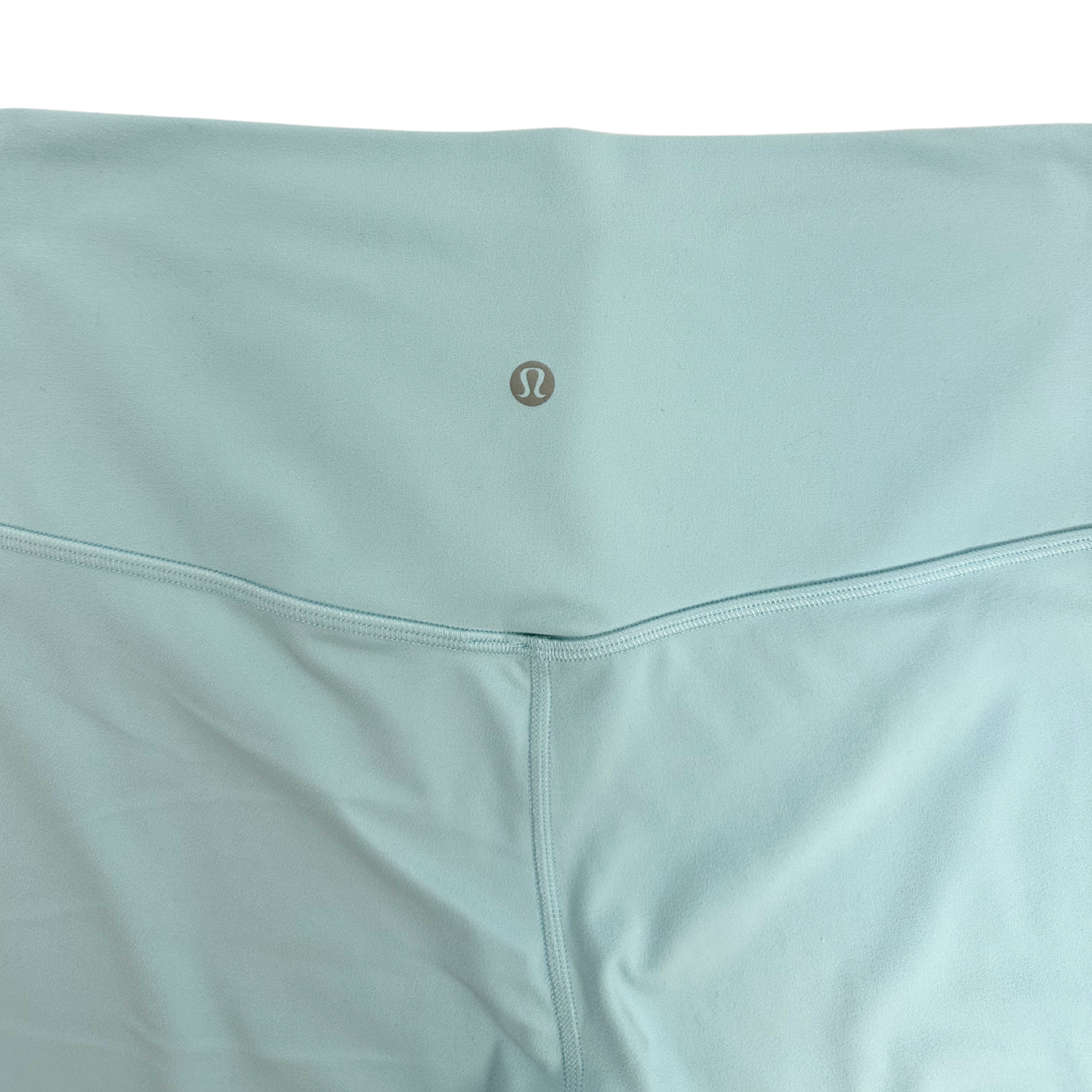 Lululemon Nulu High Rise Leggings Cyan Blue Size 12 Yoga Athletic Pants